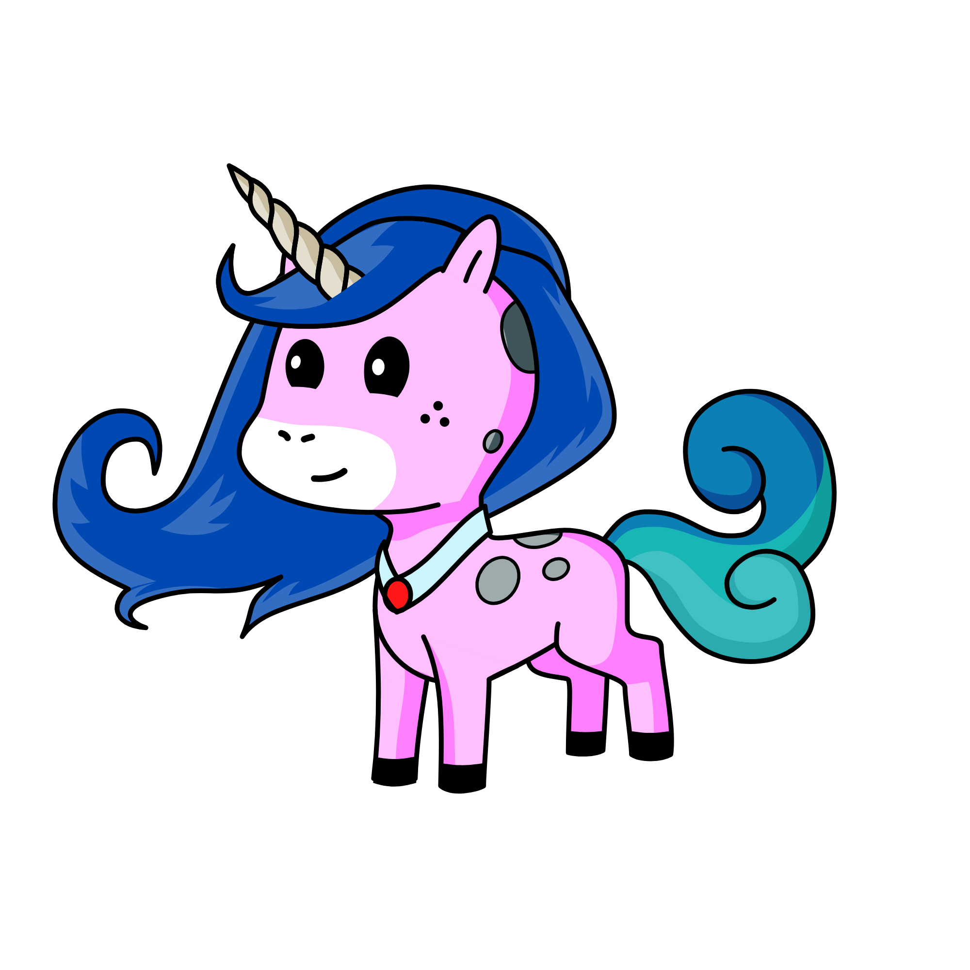 Blue Magic, the unicorn