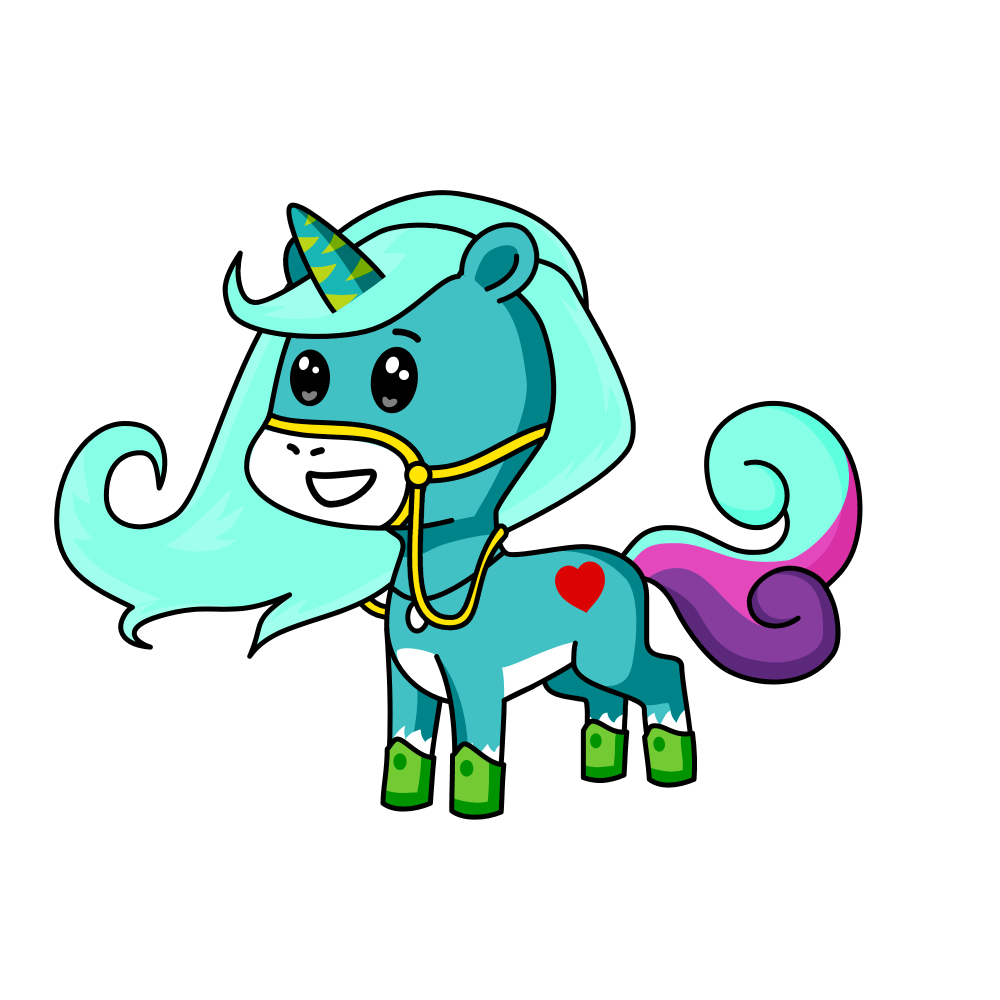 bubble gum, the unicorn