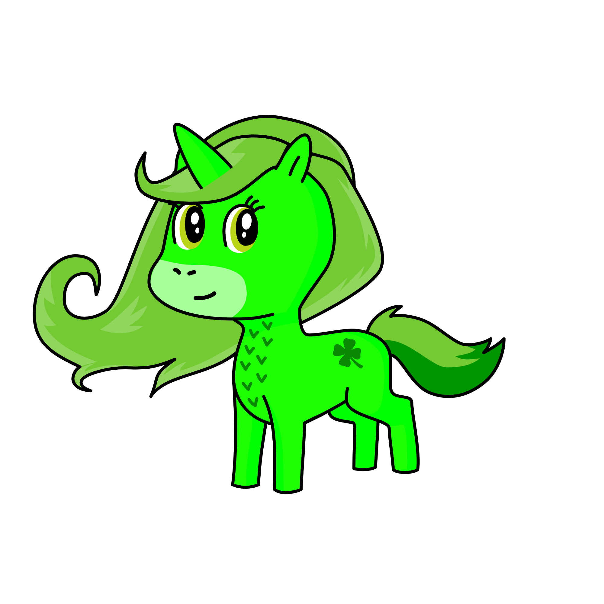клевер, the unicorn