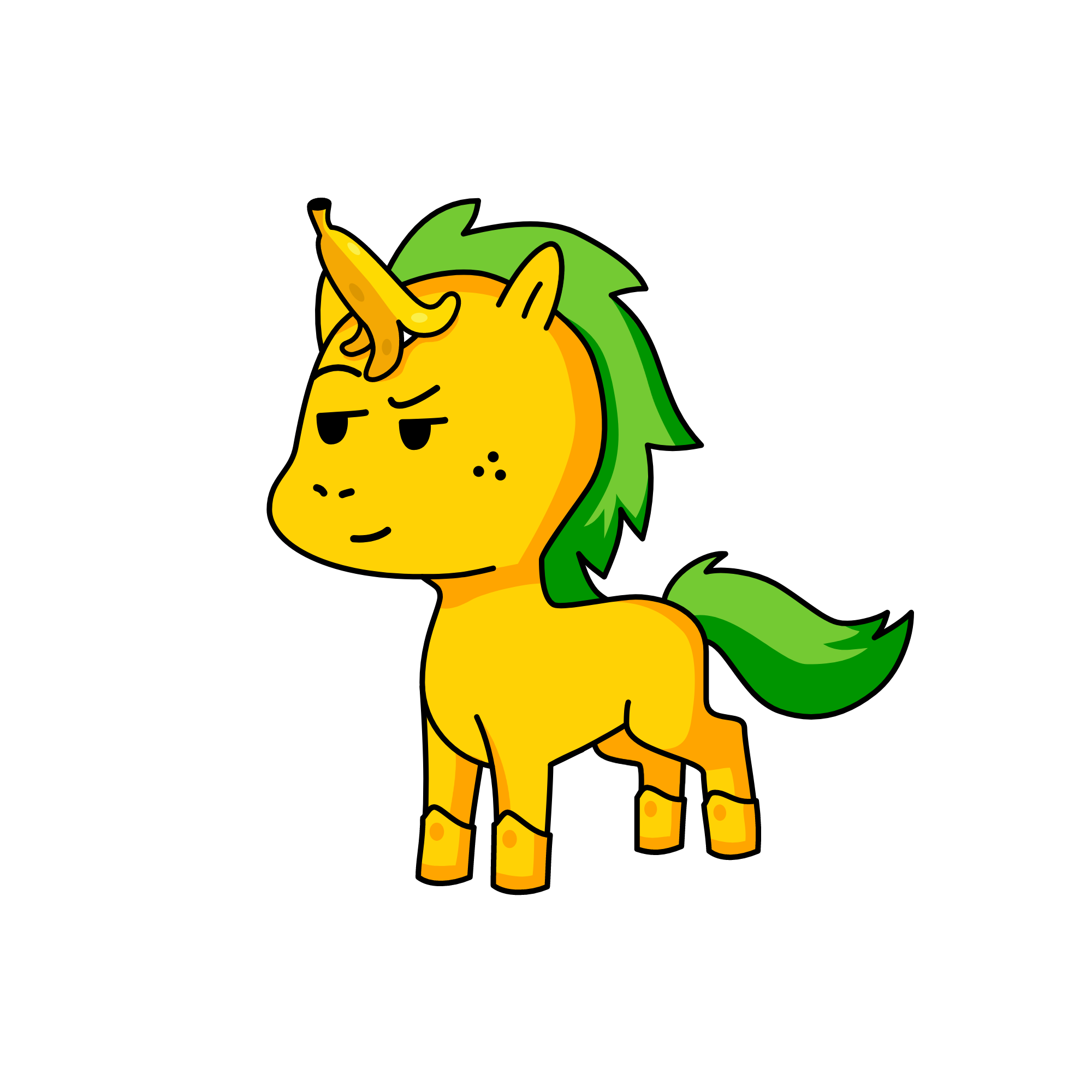 princess of the rotten bananas, the unicorn