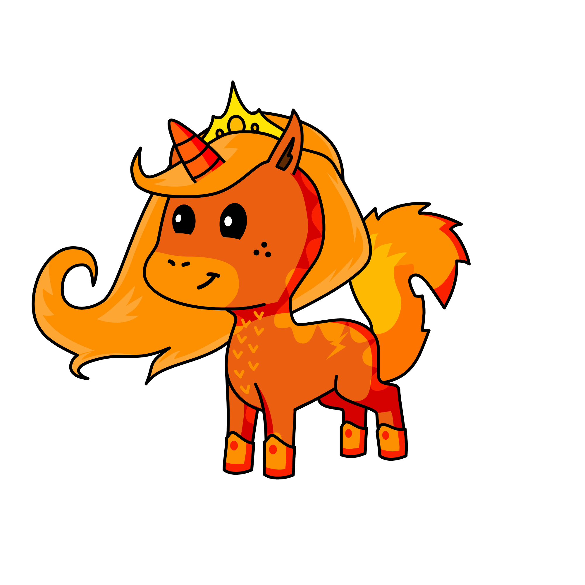 fox, the unicorn