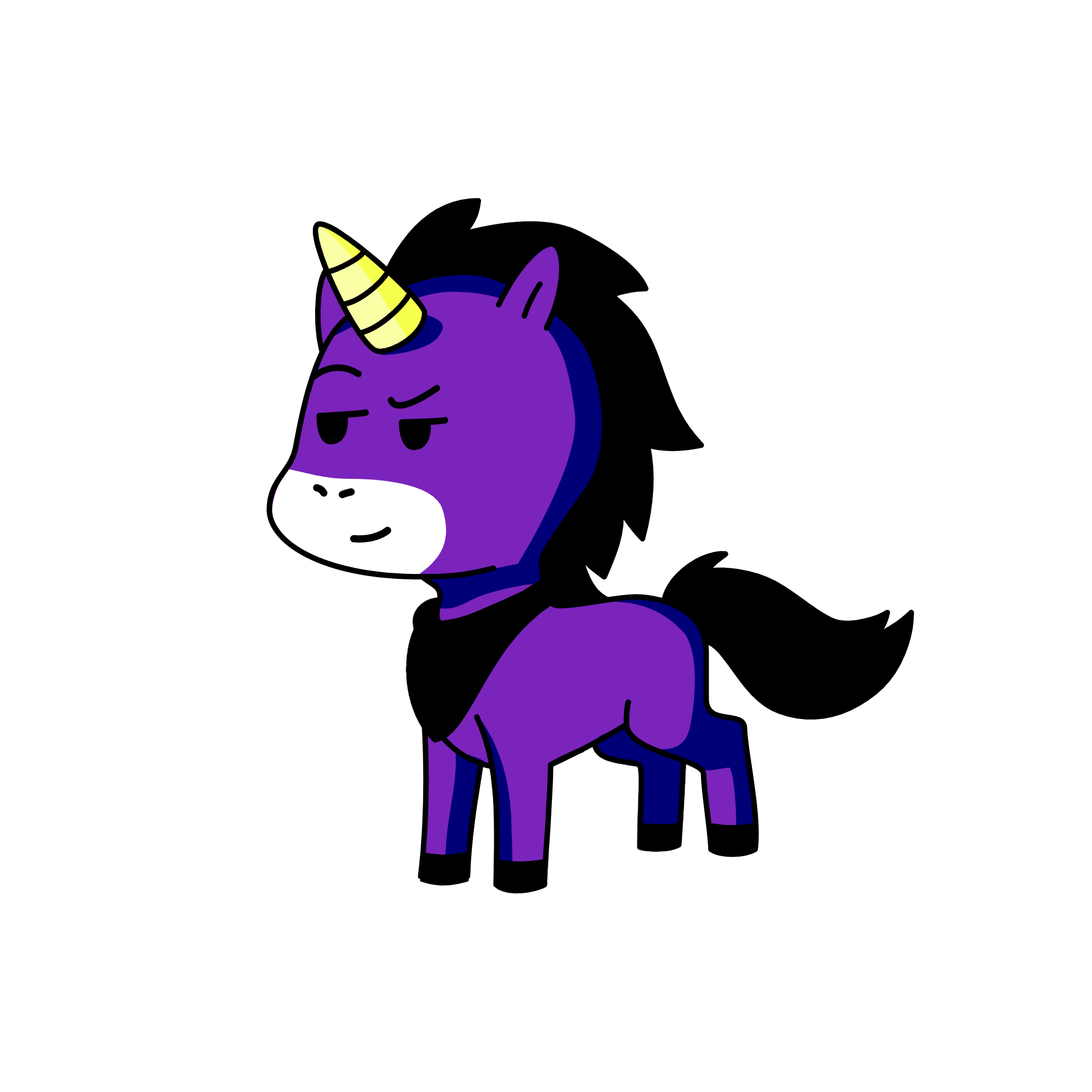 Nacht, the unicorn