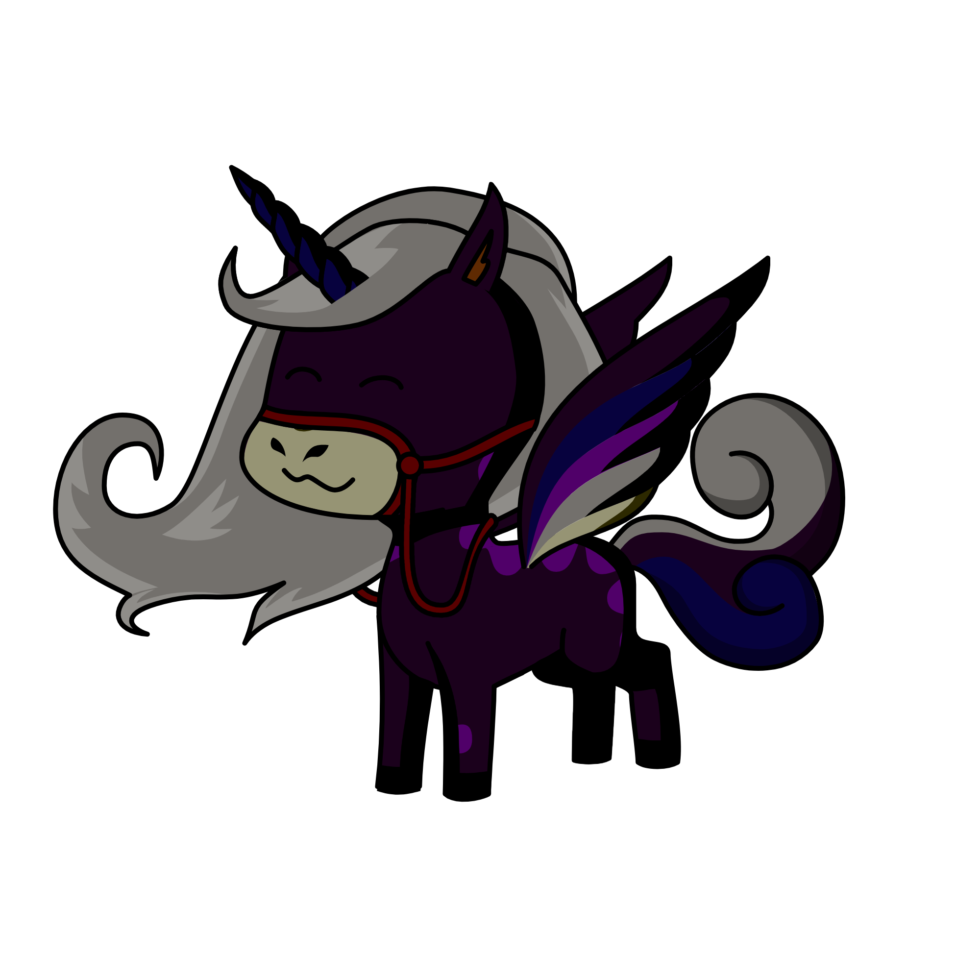 Nightwing, the unicorn