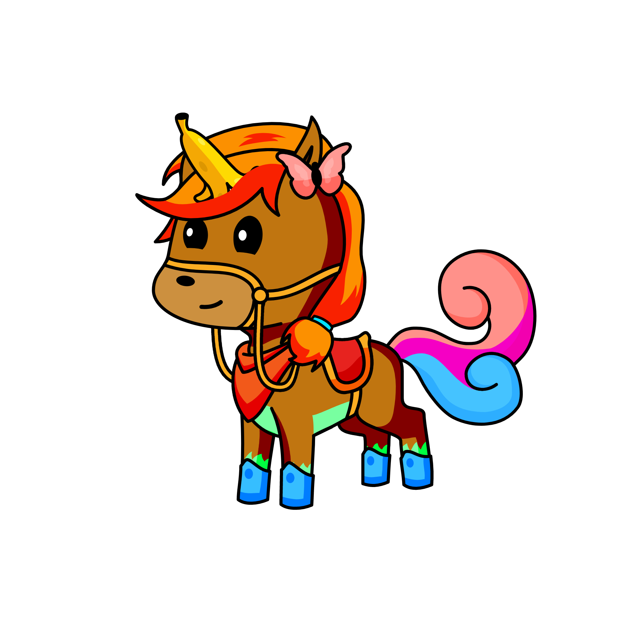 Prank, the unicorn