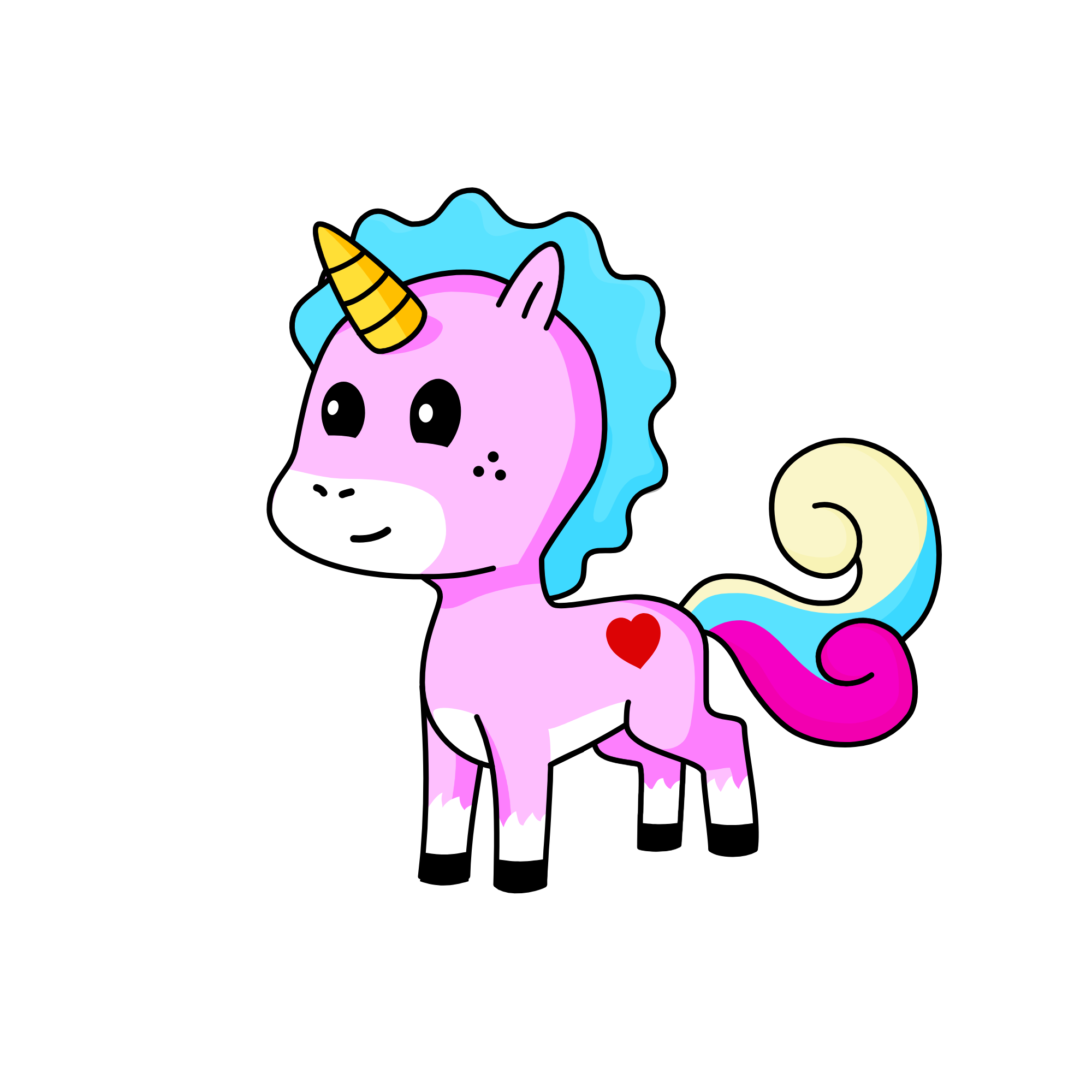 Cotten candy, the unicorn