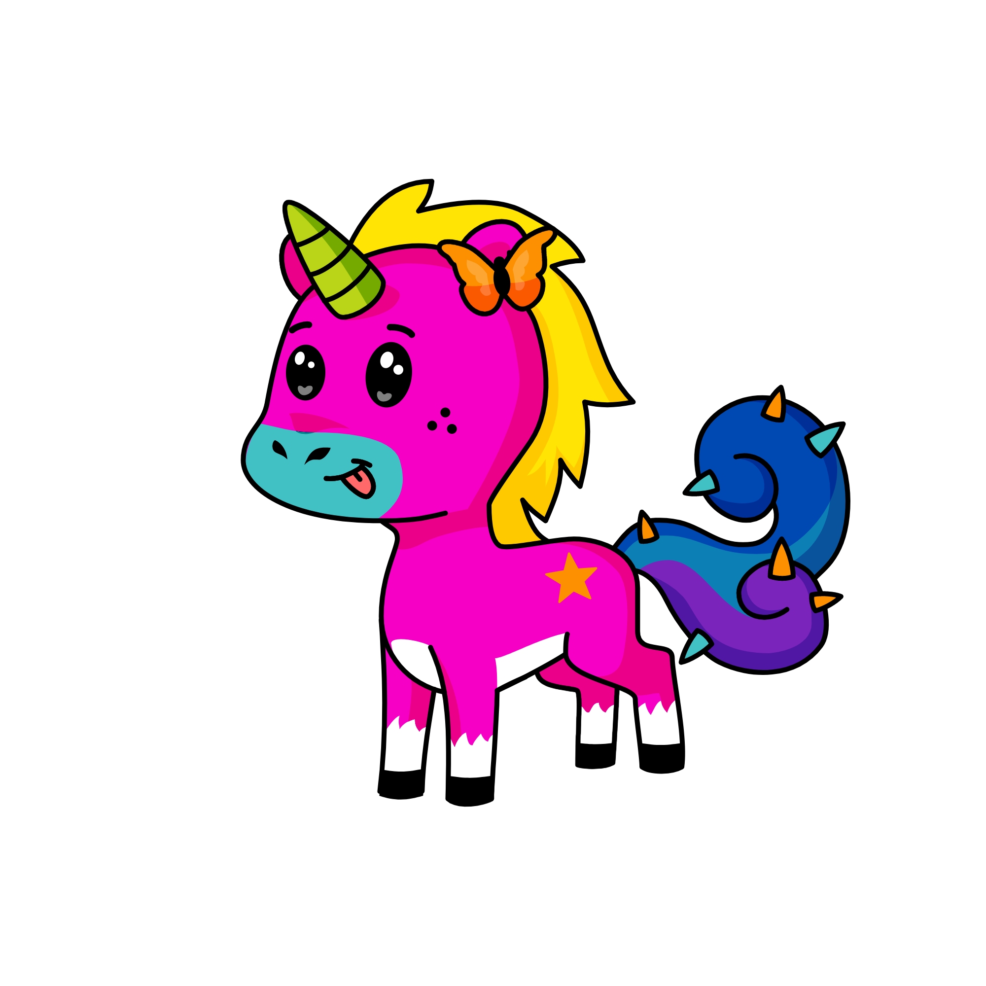 I will not make unicorns today, the unicorn