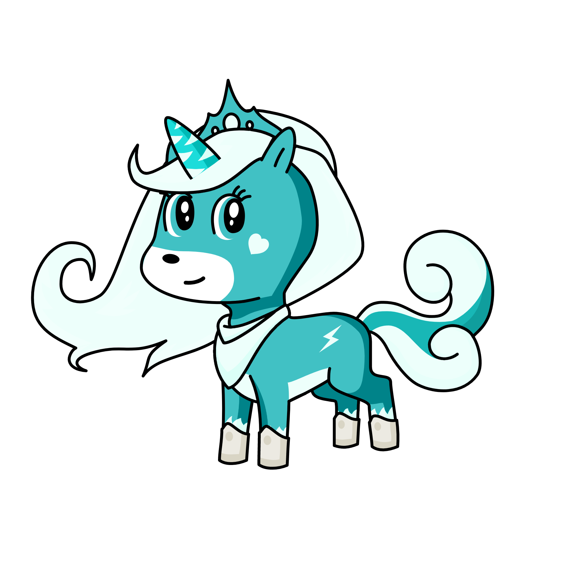 Ice Princess , the unicorn