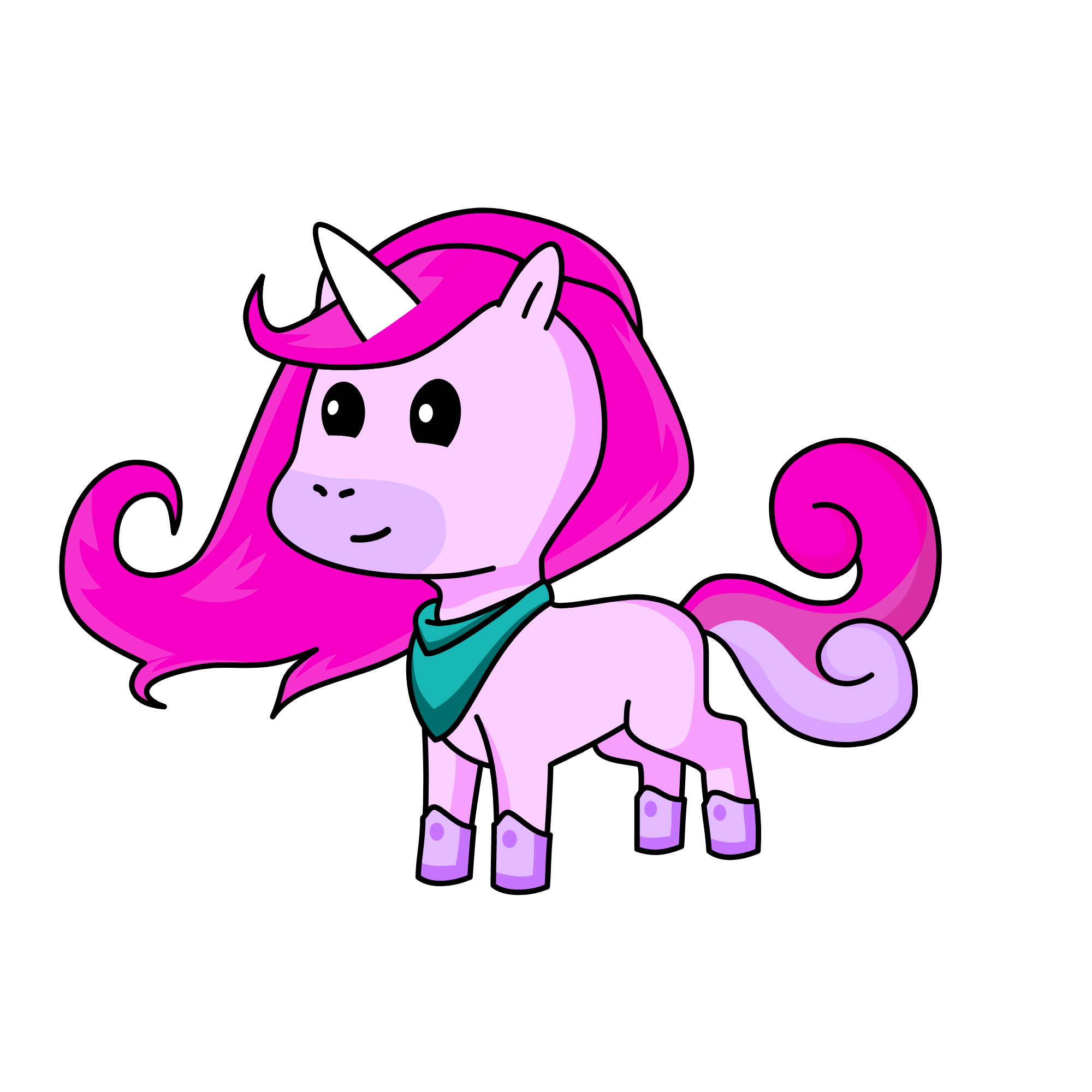 Iris From Lolirock, the unicorn