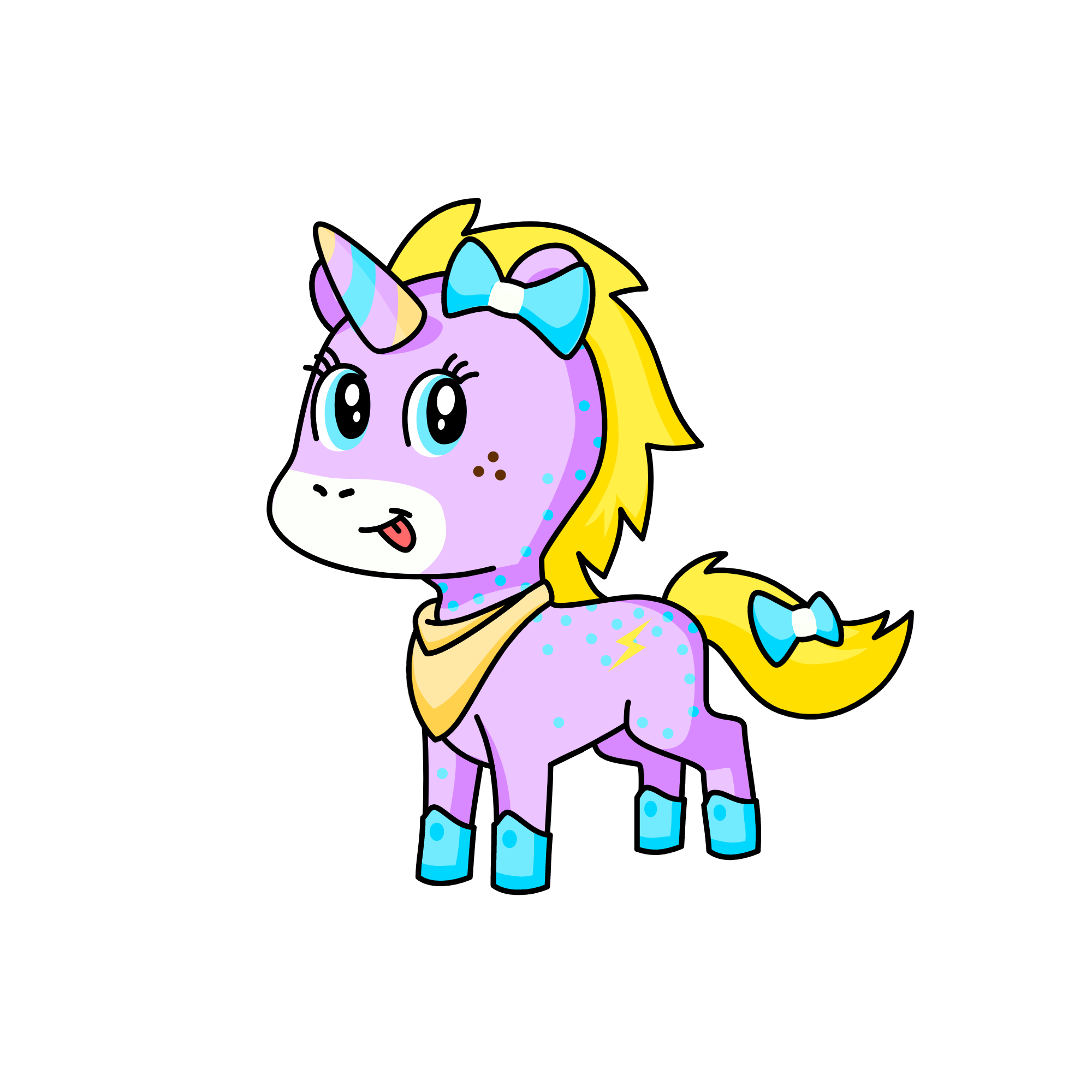 QUEEN candy, the unicorn