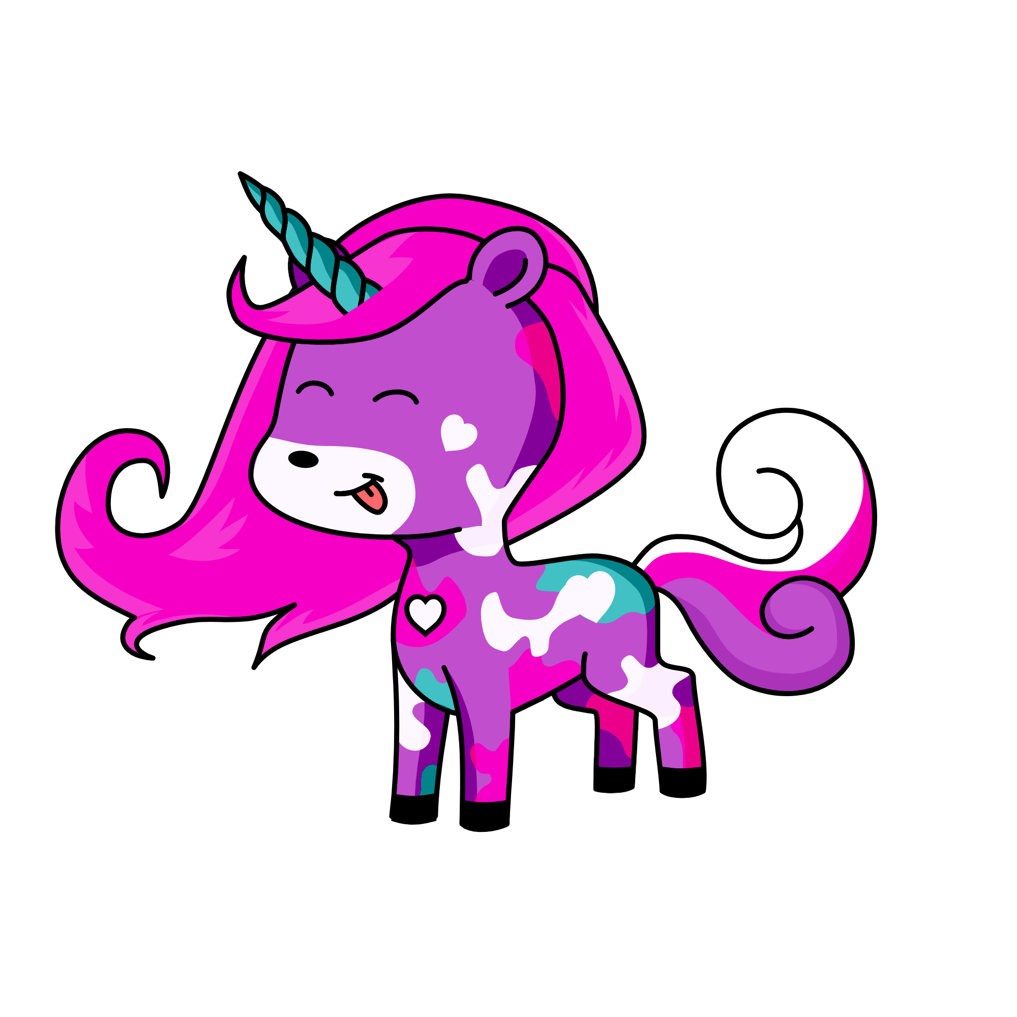 Feather, the unicorn