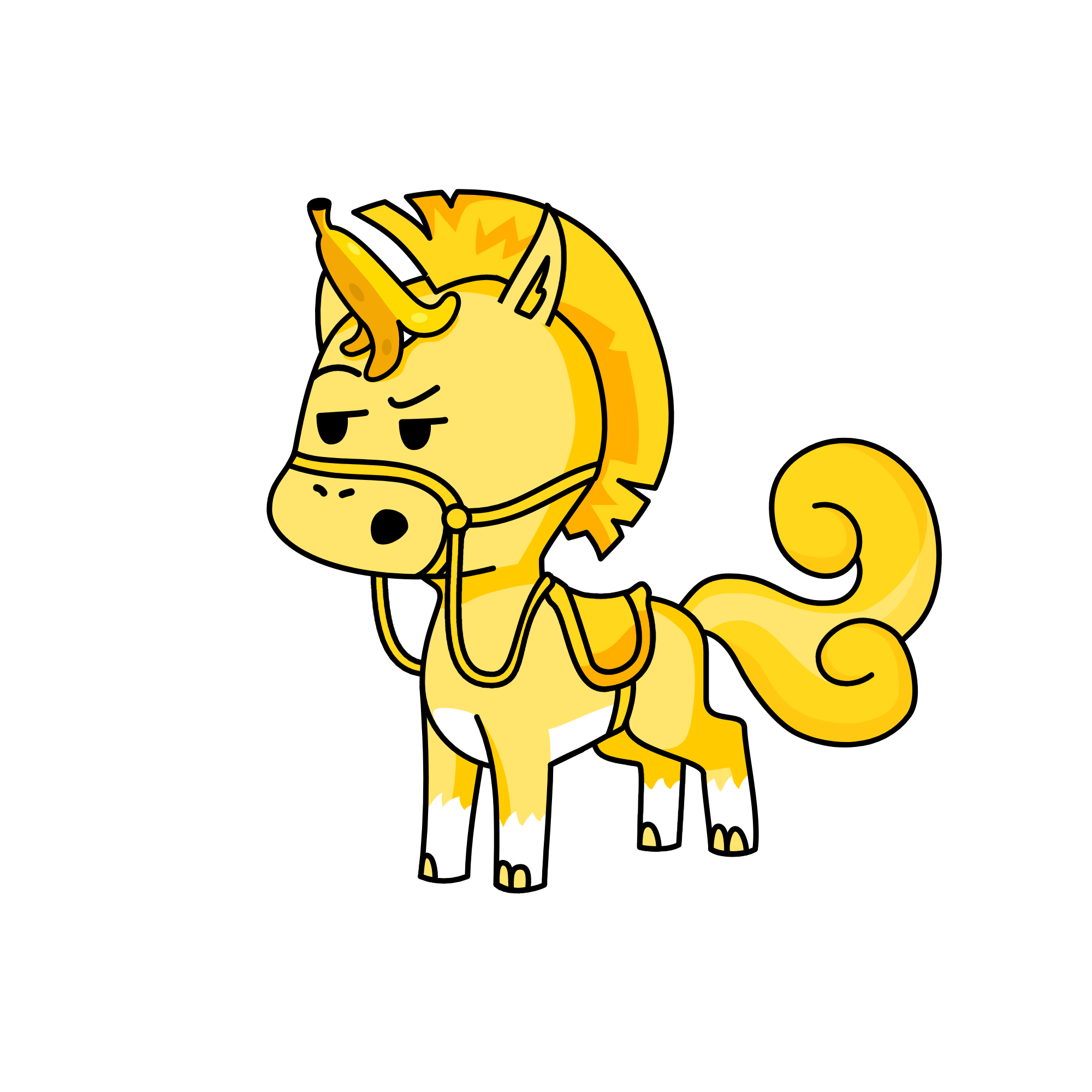 QUEEN banana, the unicorn