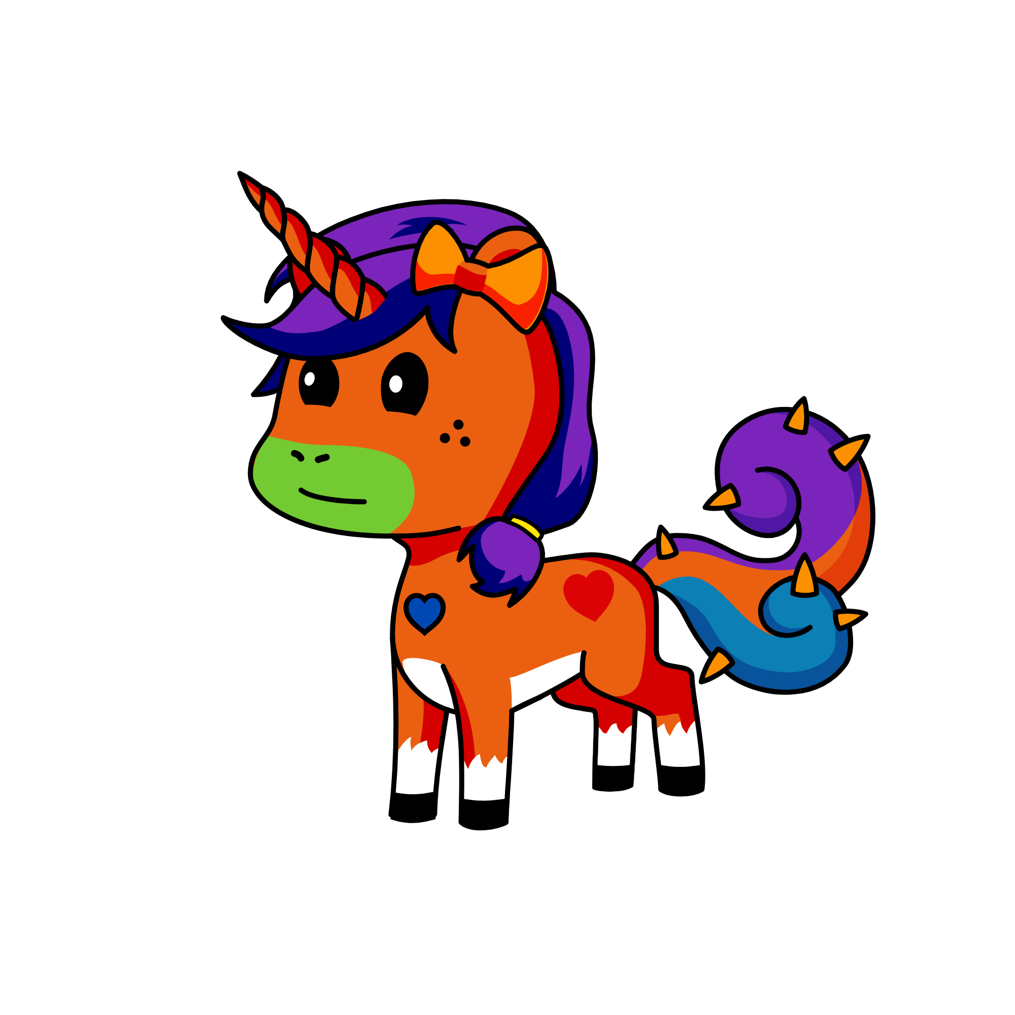 random, the unicorn