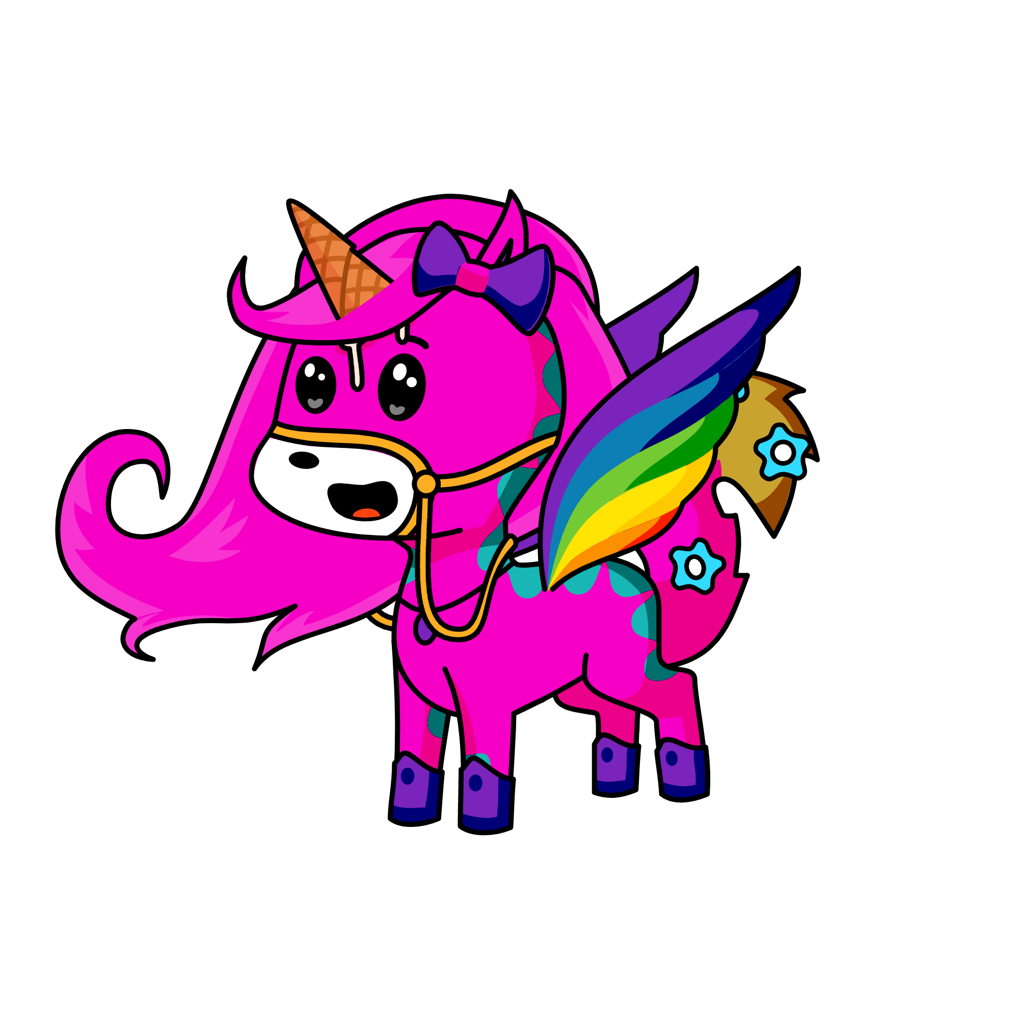 RAINBOW UNICORNS, the unicorn