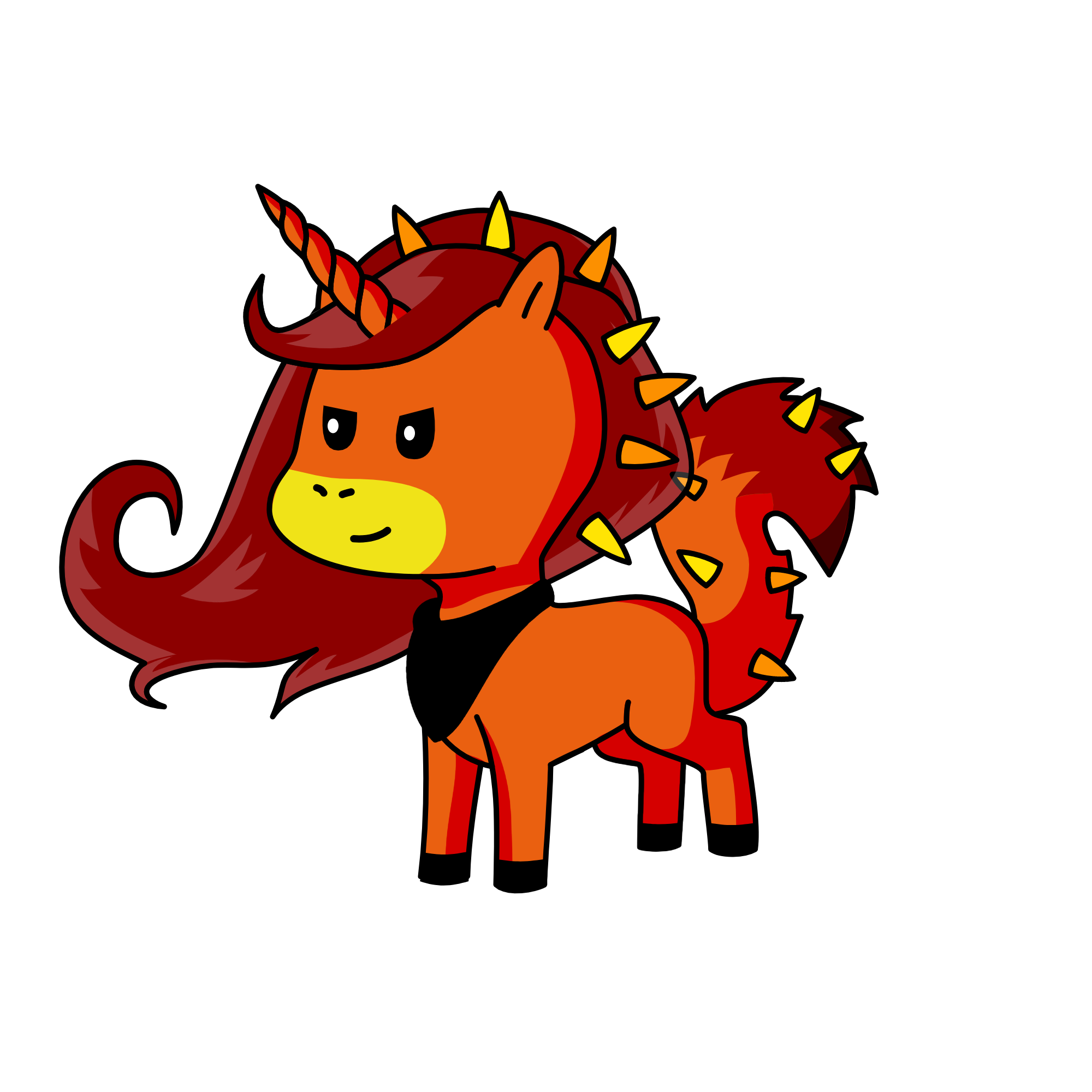 Amber, the unicorn