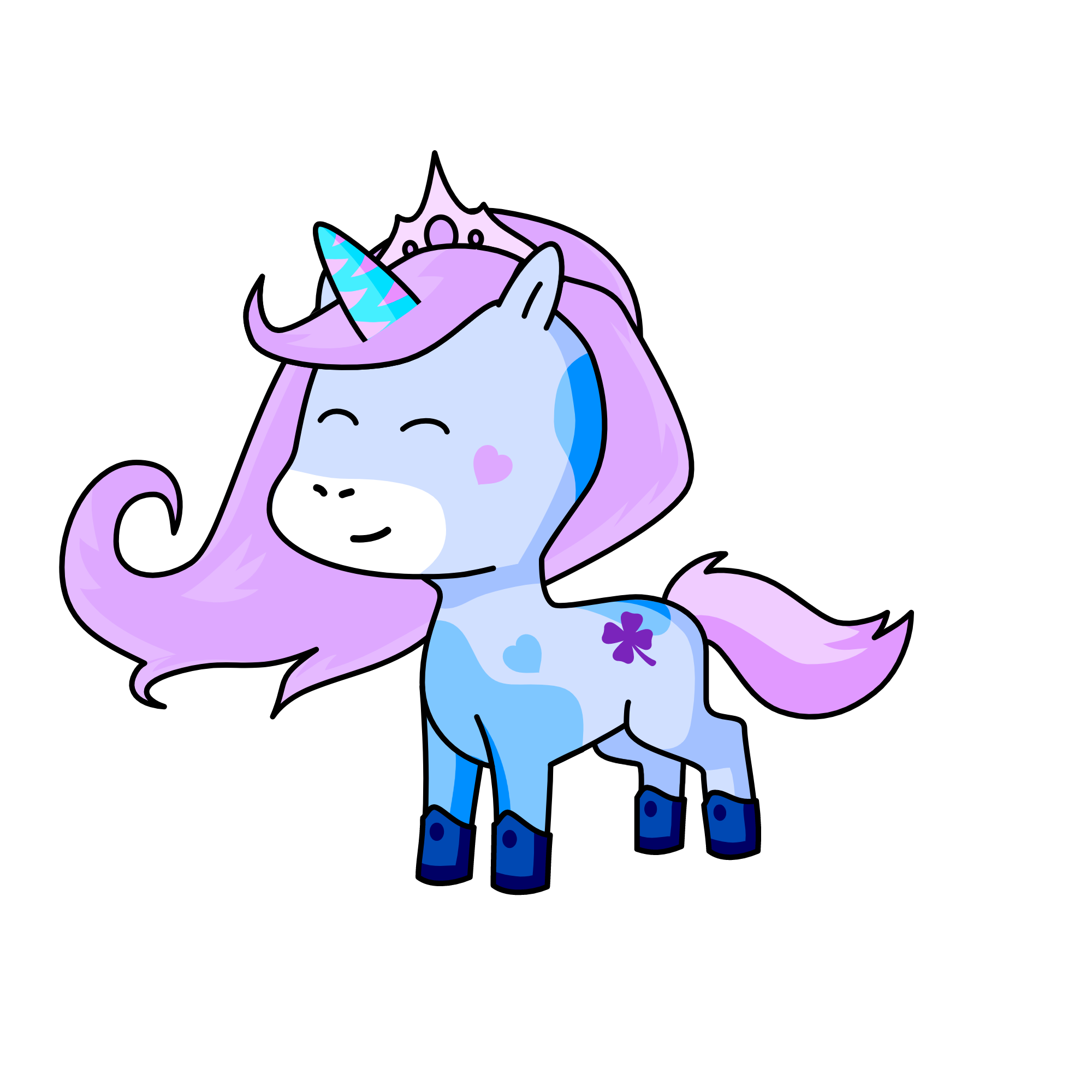Lilac, the unicorn
