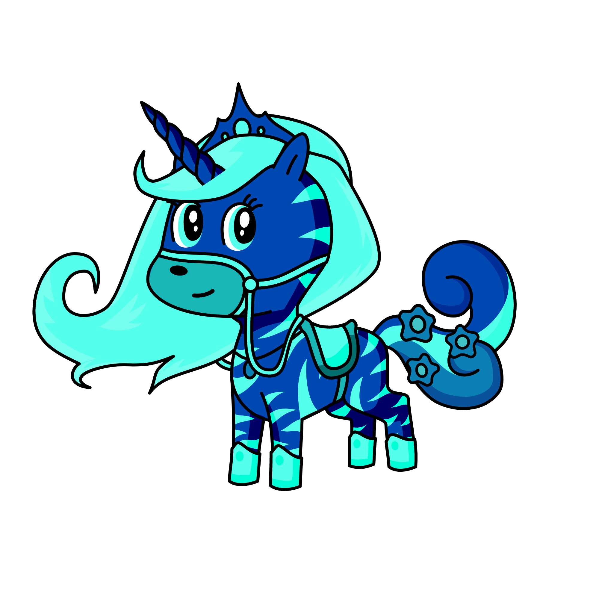 Queen ice, the unicorn