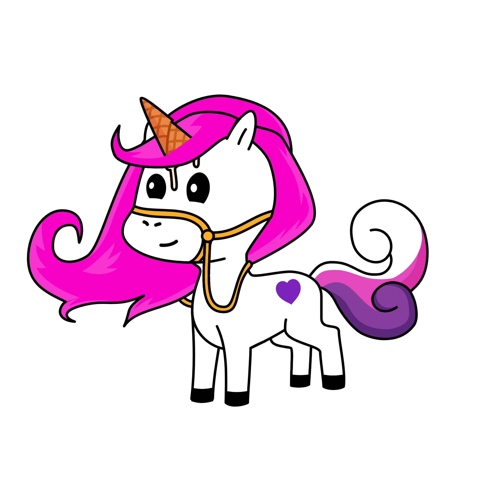 Princess Bubblegum, the unicorn
