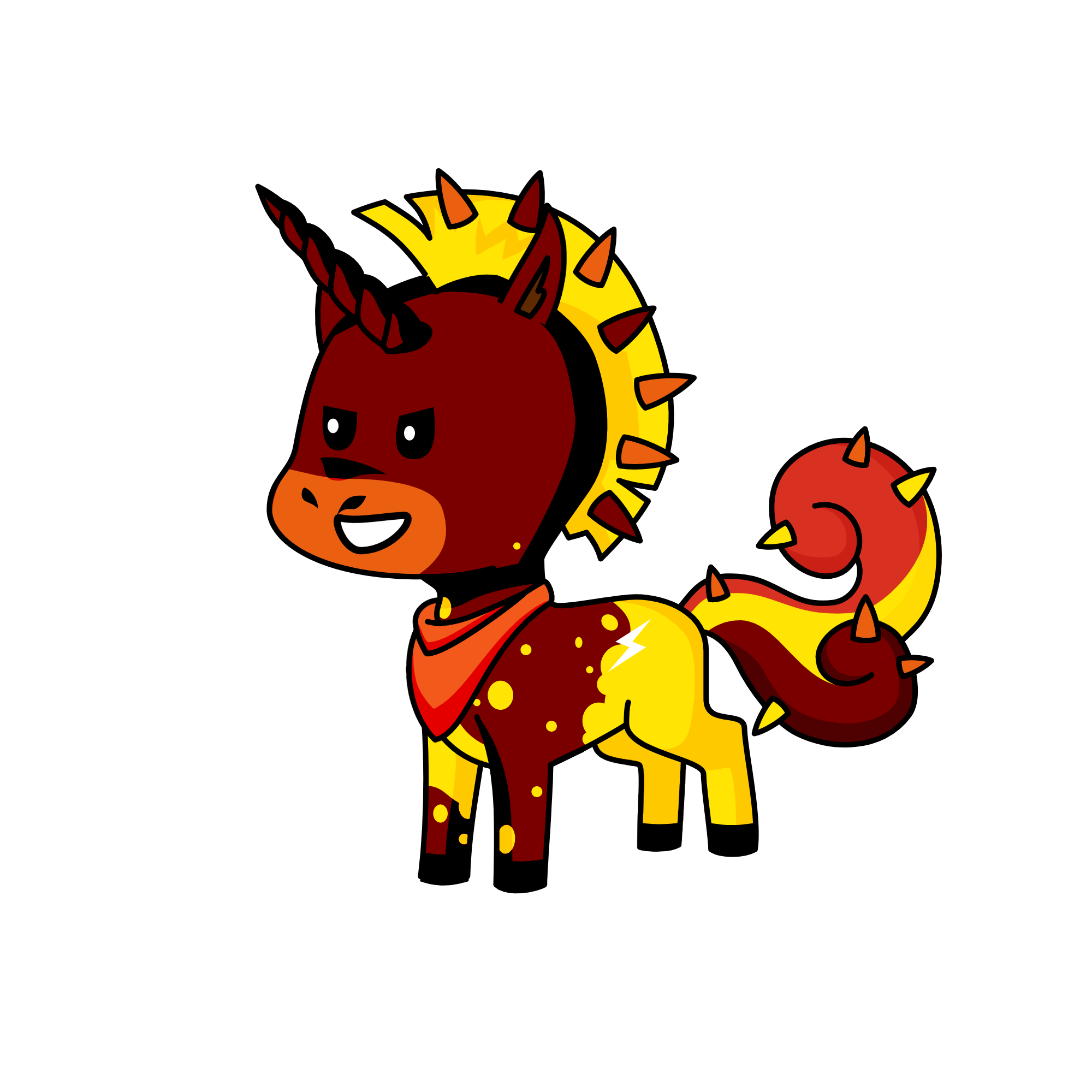 Spikey Sparkles, the unicorn