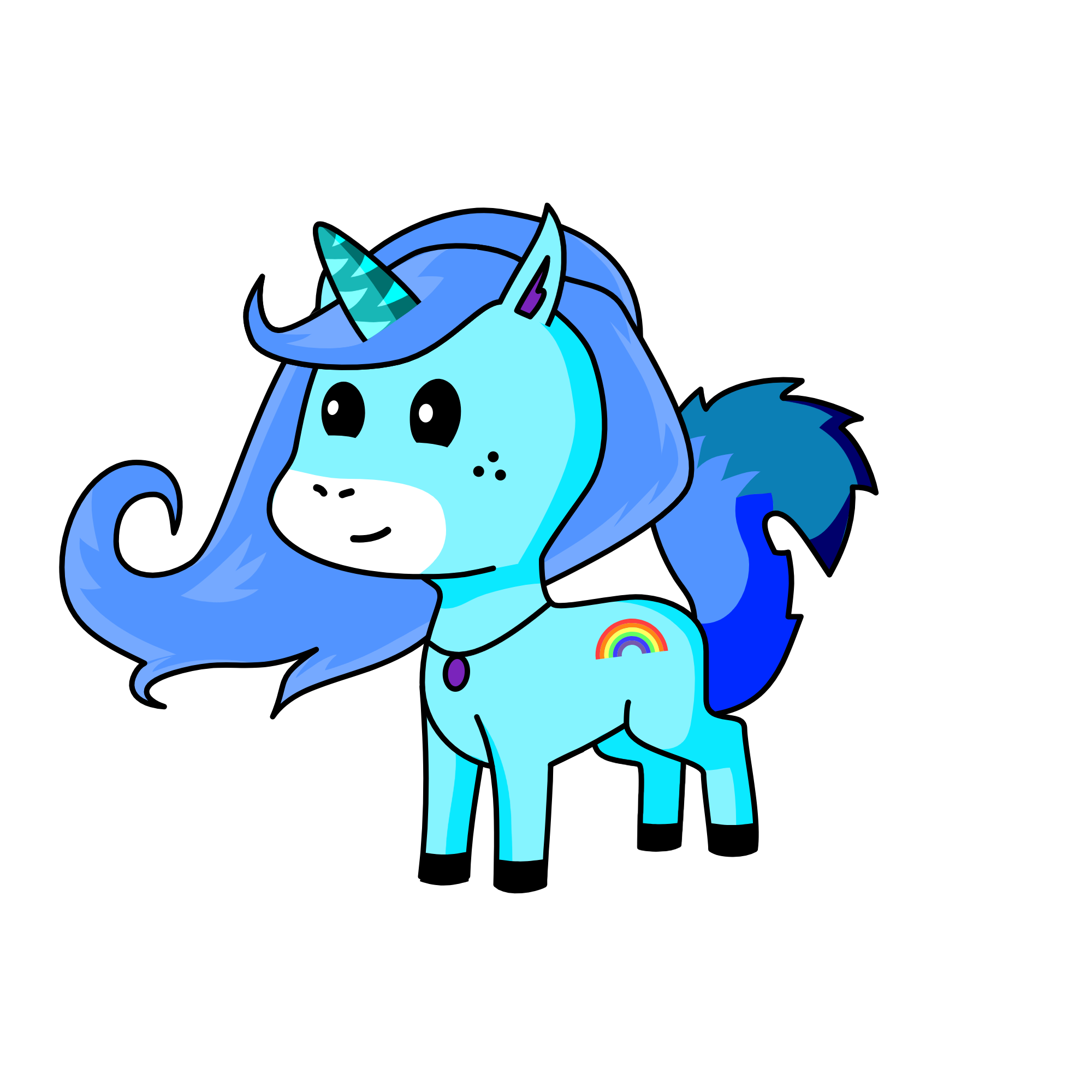 Sky, the unicorn