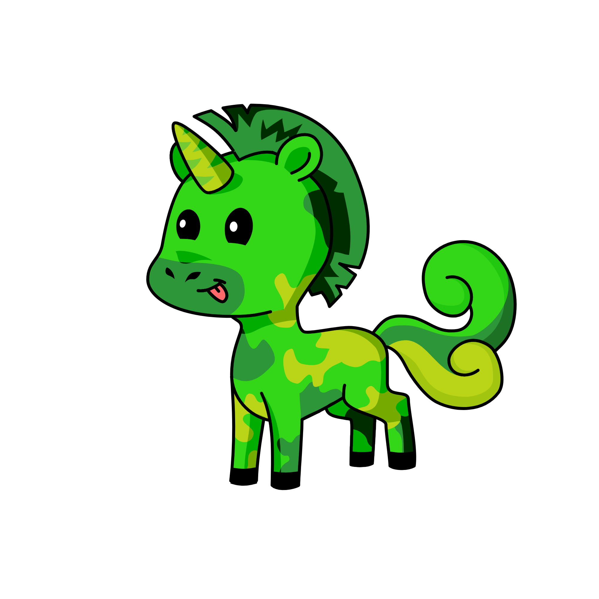 You can't see me, the unicorn