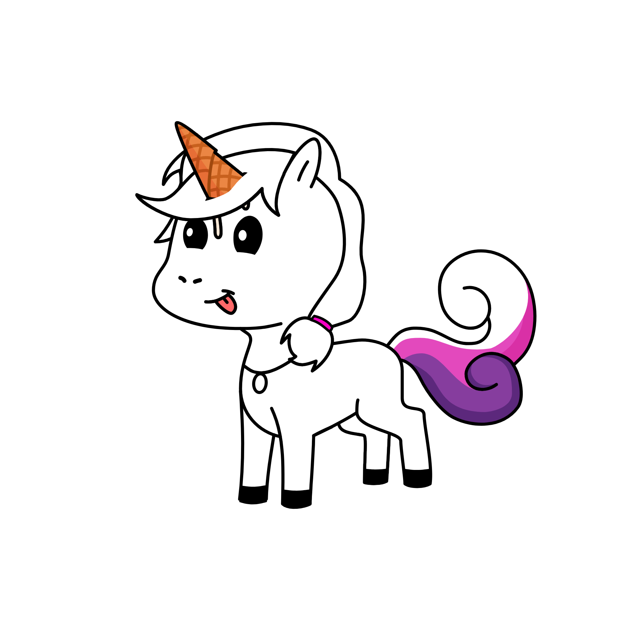 Fluffy, the unicorn