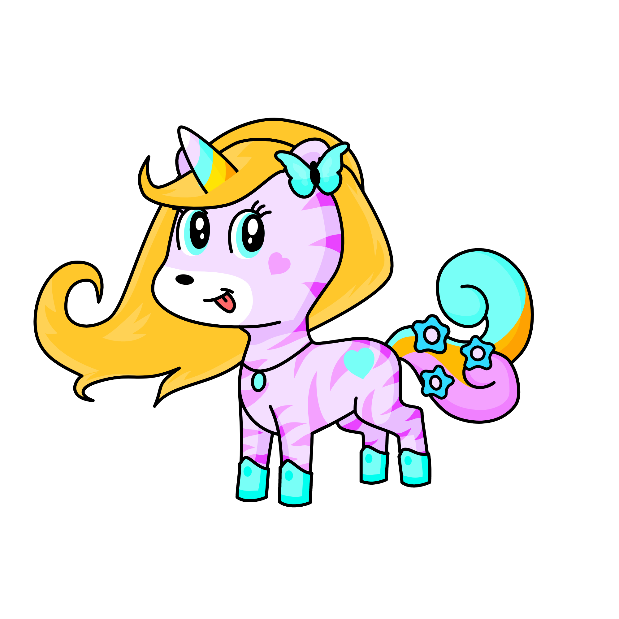 Flower, the unicorn