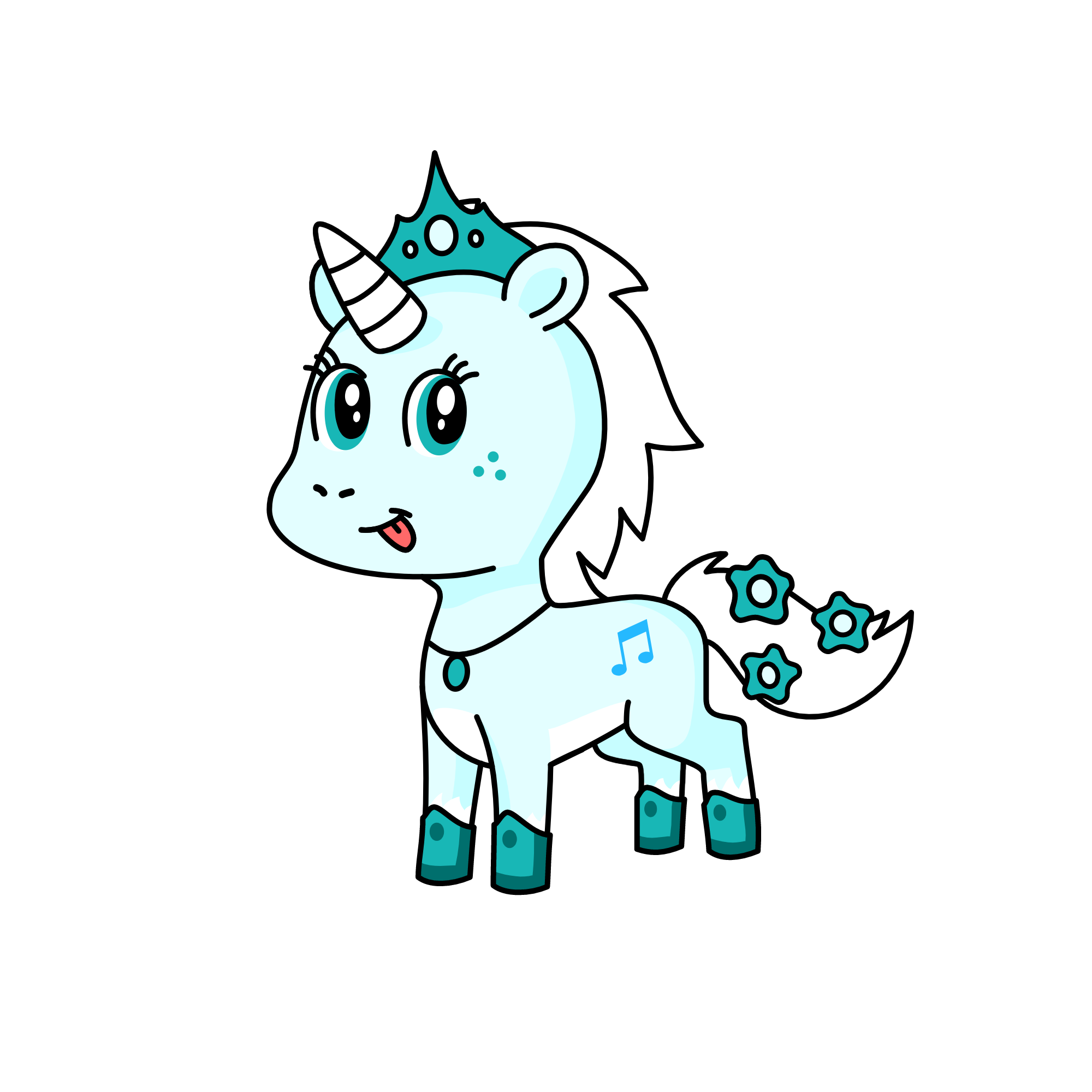 Musica The Blueberry Younicorn, the unicorn