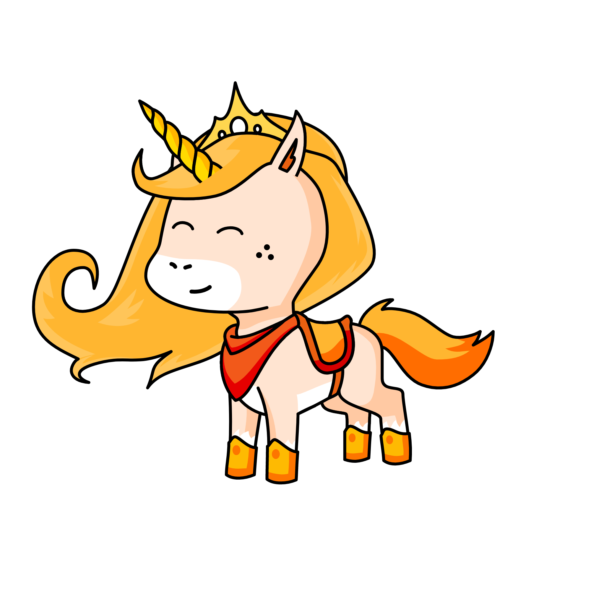 princess, the unicorn