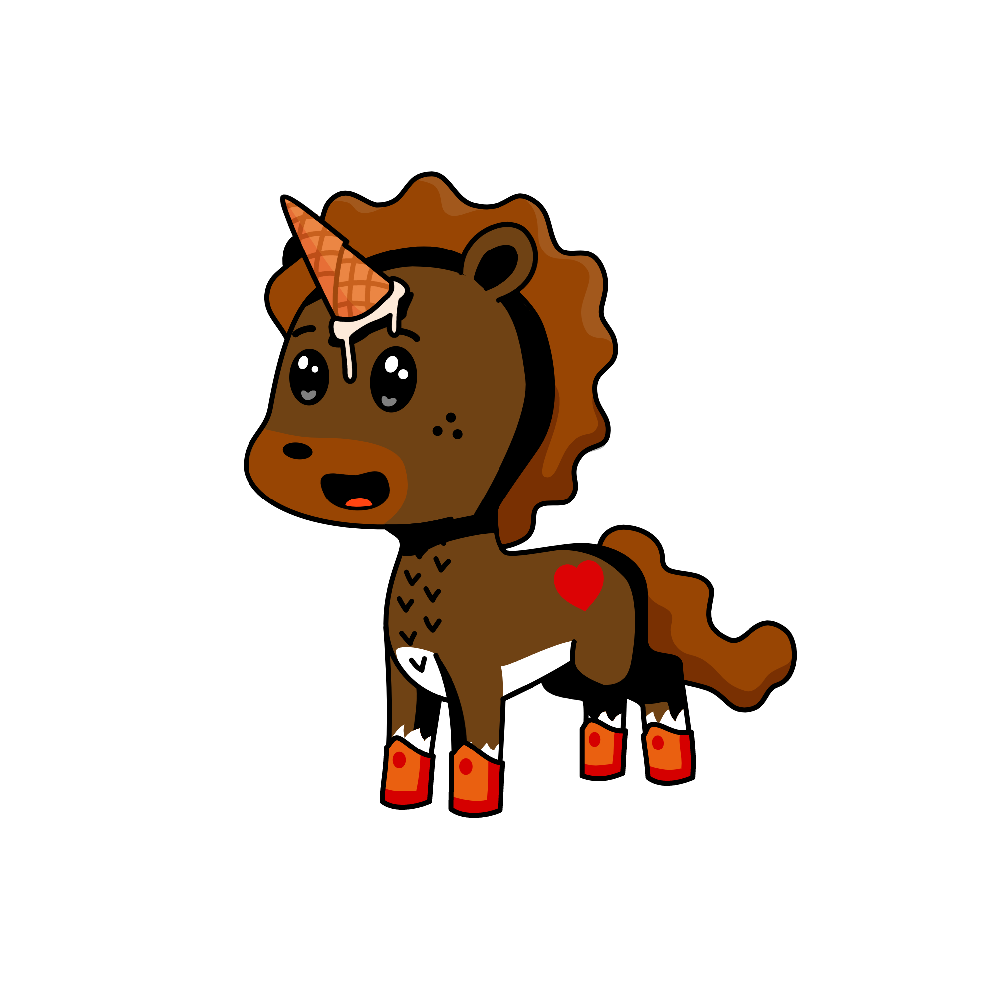 Choco, the unicorn