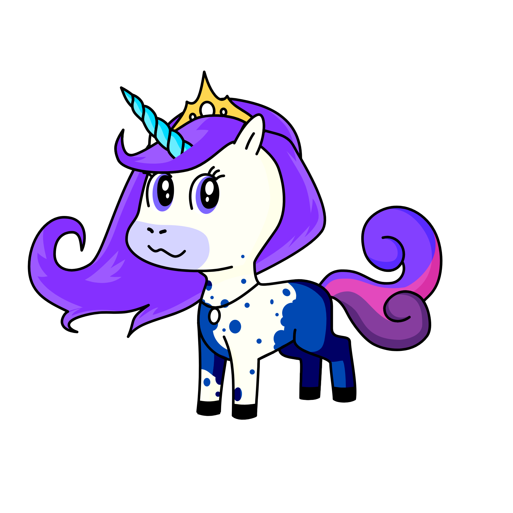 snow dast, the unicorn