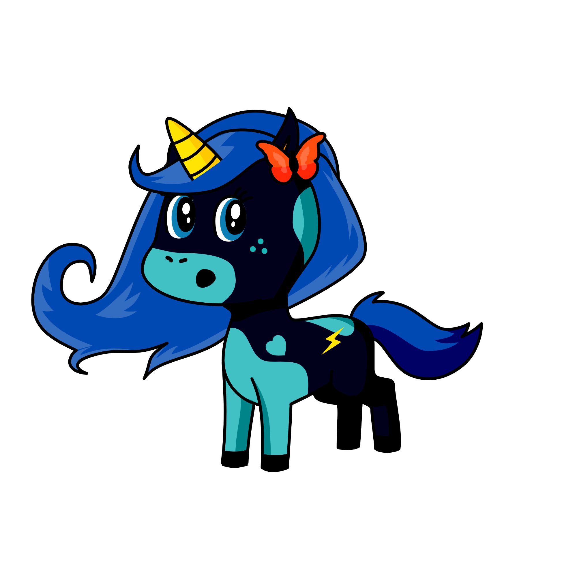Iris, the unicorn