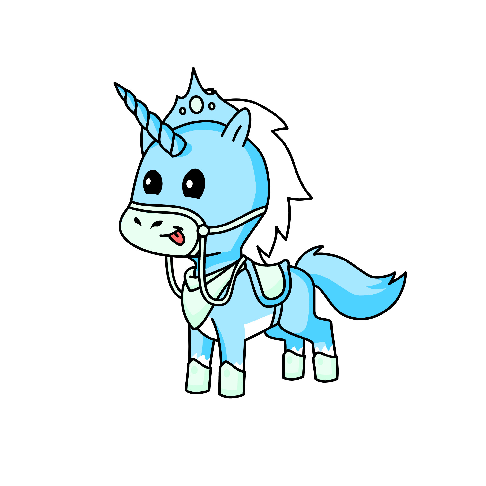 Snowy, the unicorn