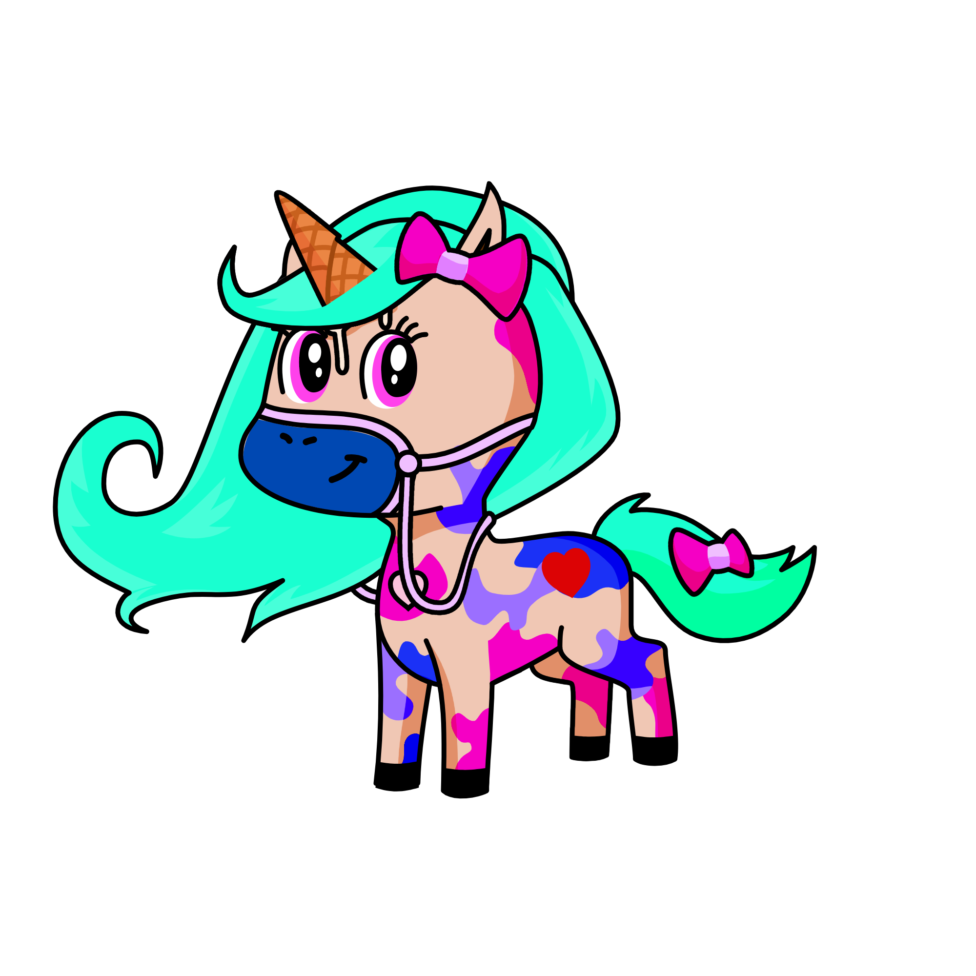 Spotsy, the unicorn
