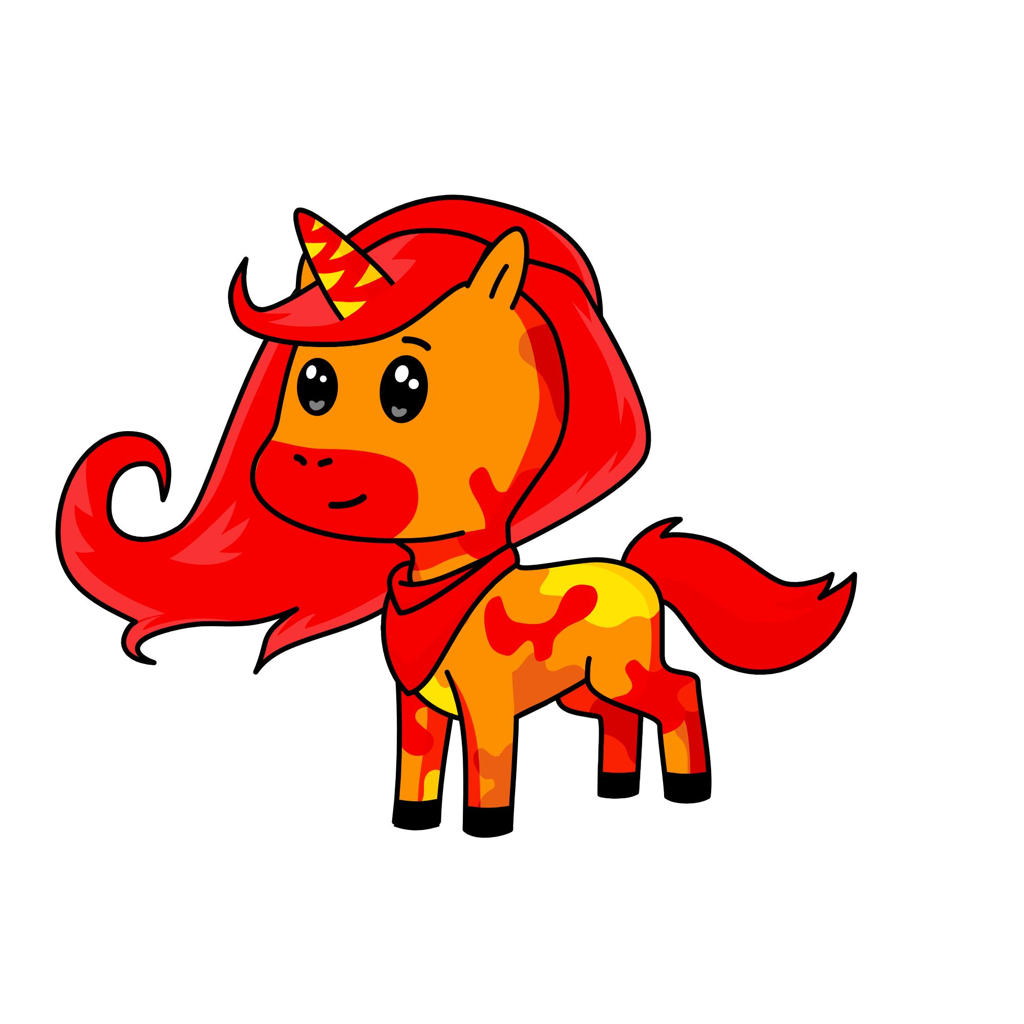 Flame, the unicorn