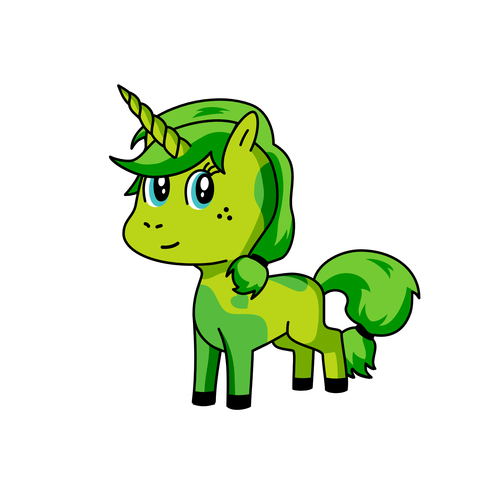 Camo, the unicorn