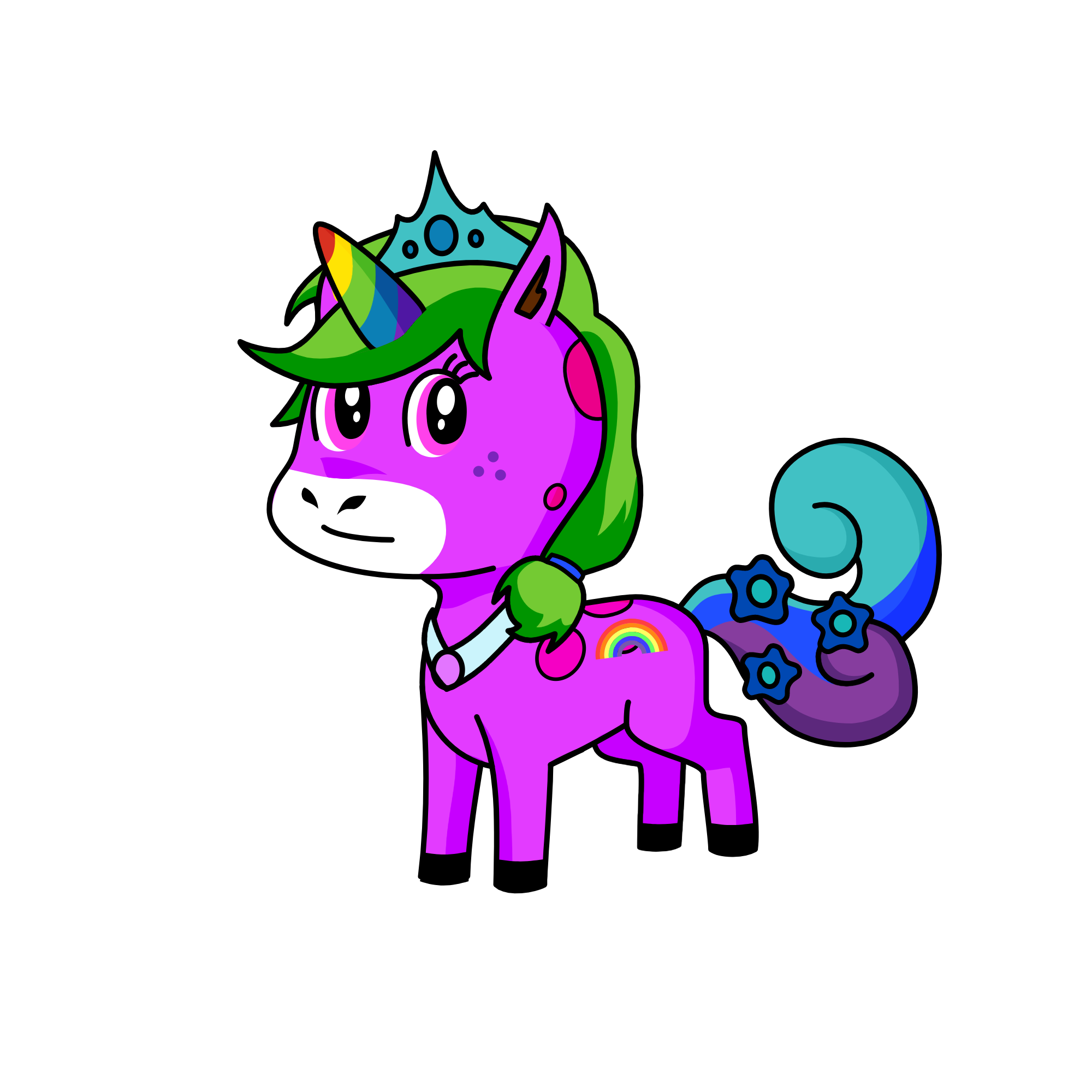 plupy, the unicorn