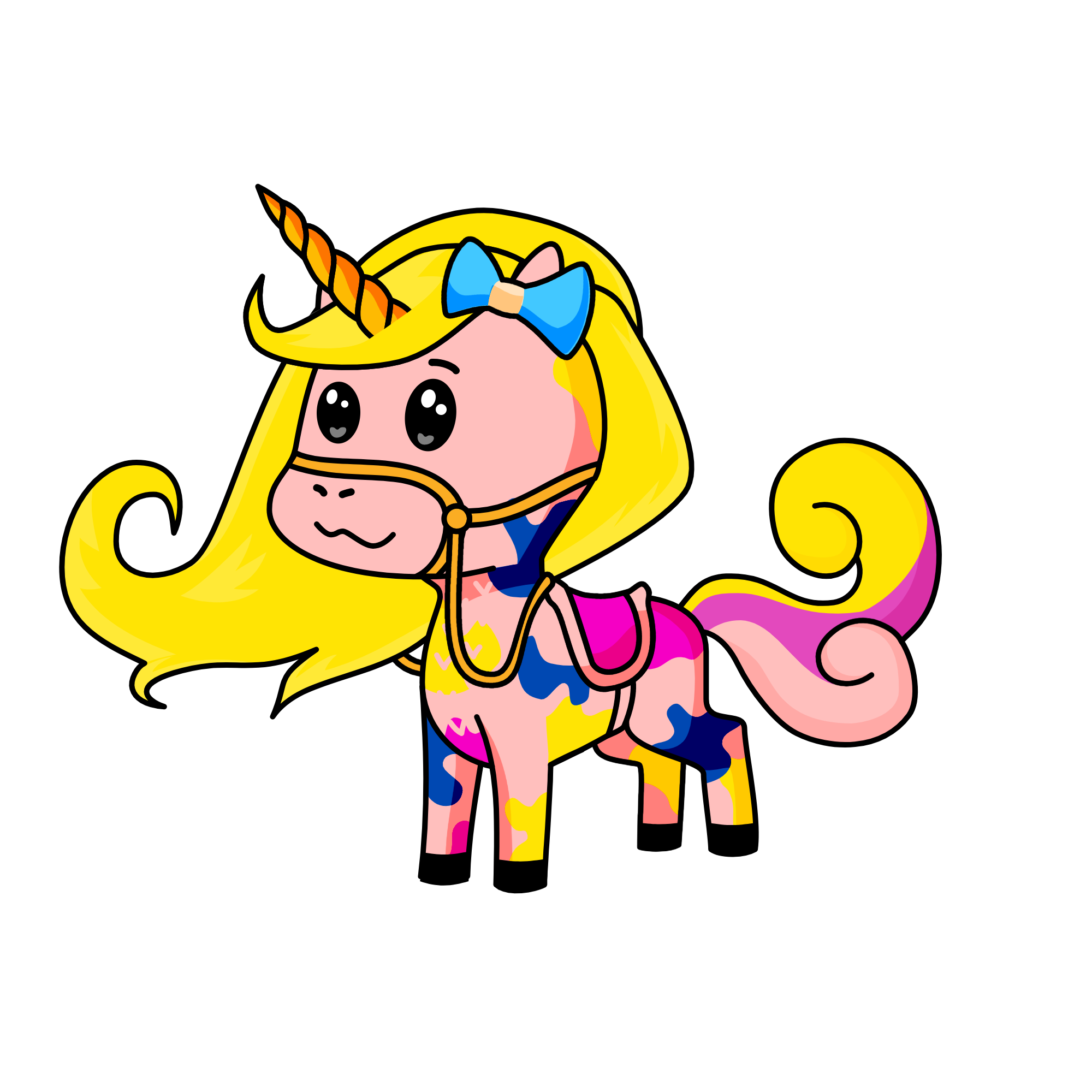 paint tut, the unicorn