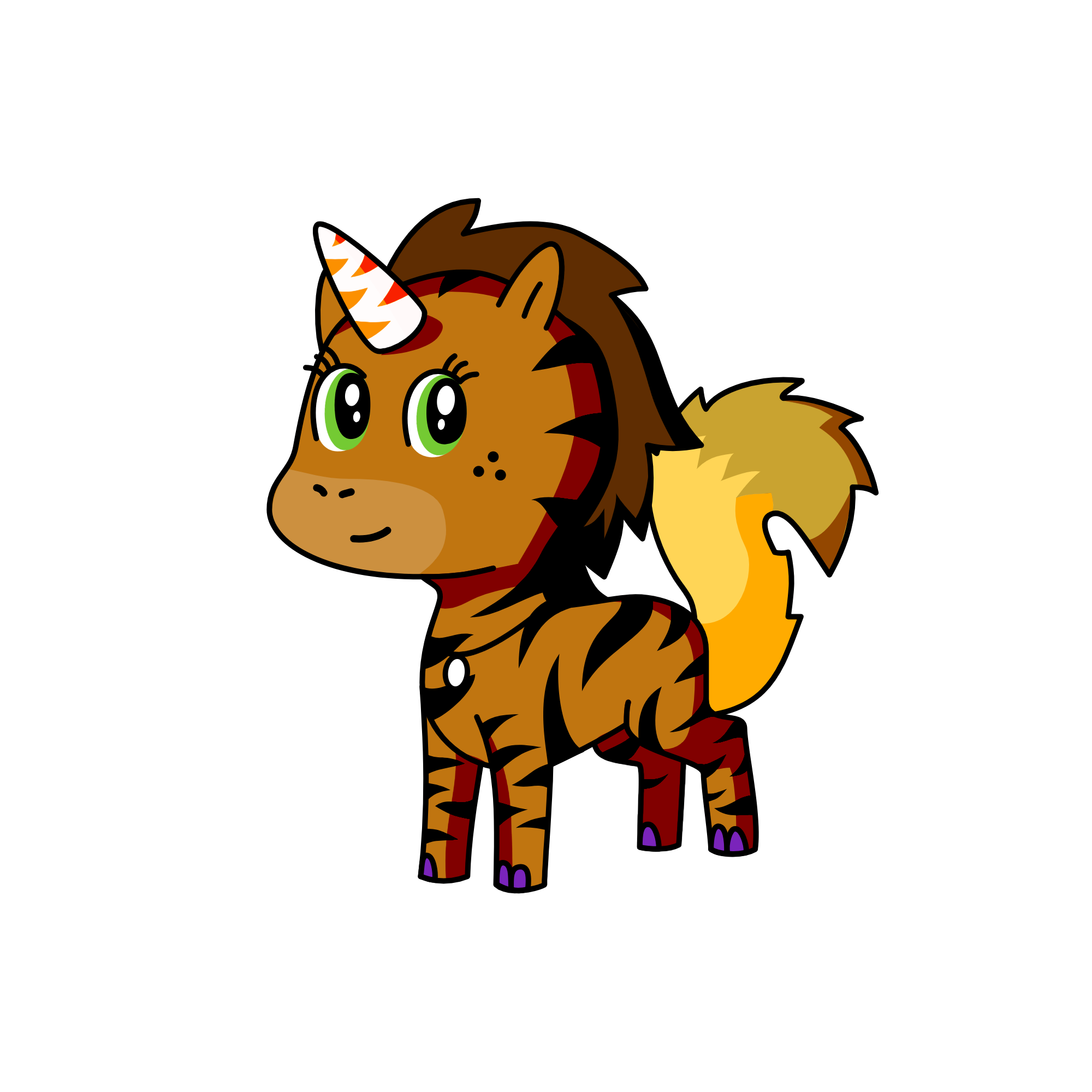 tigeress, the unicorn