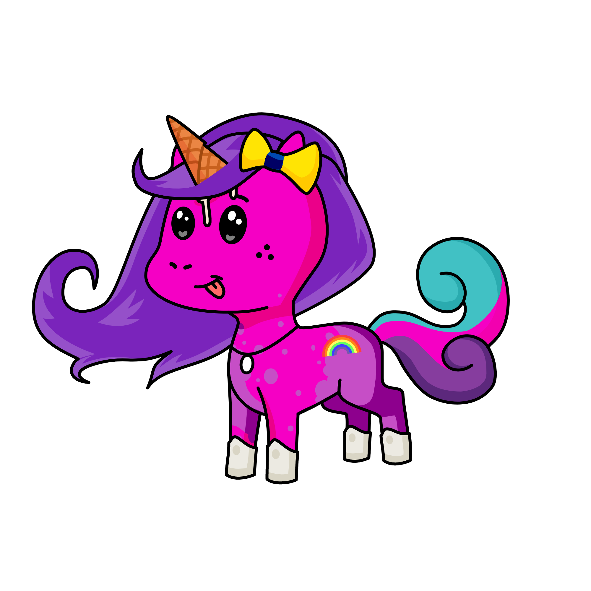 creamy, the unicorn