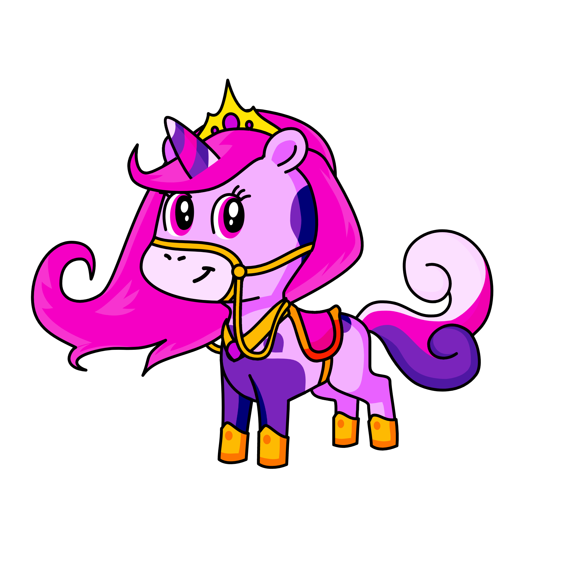 Bubblegum, the unicorn