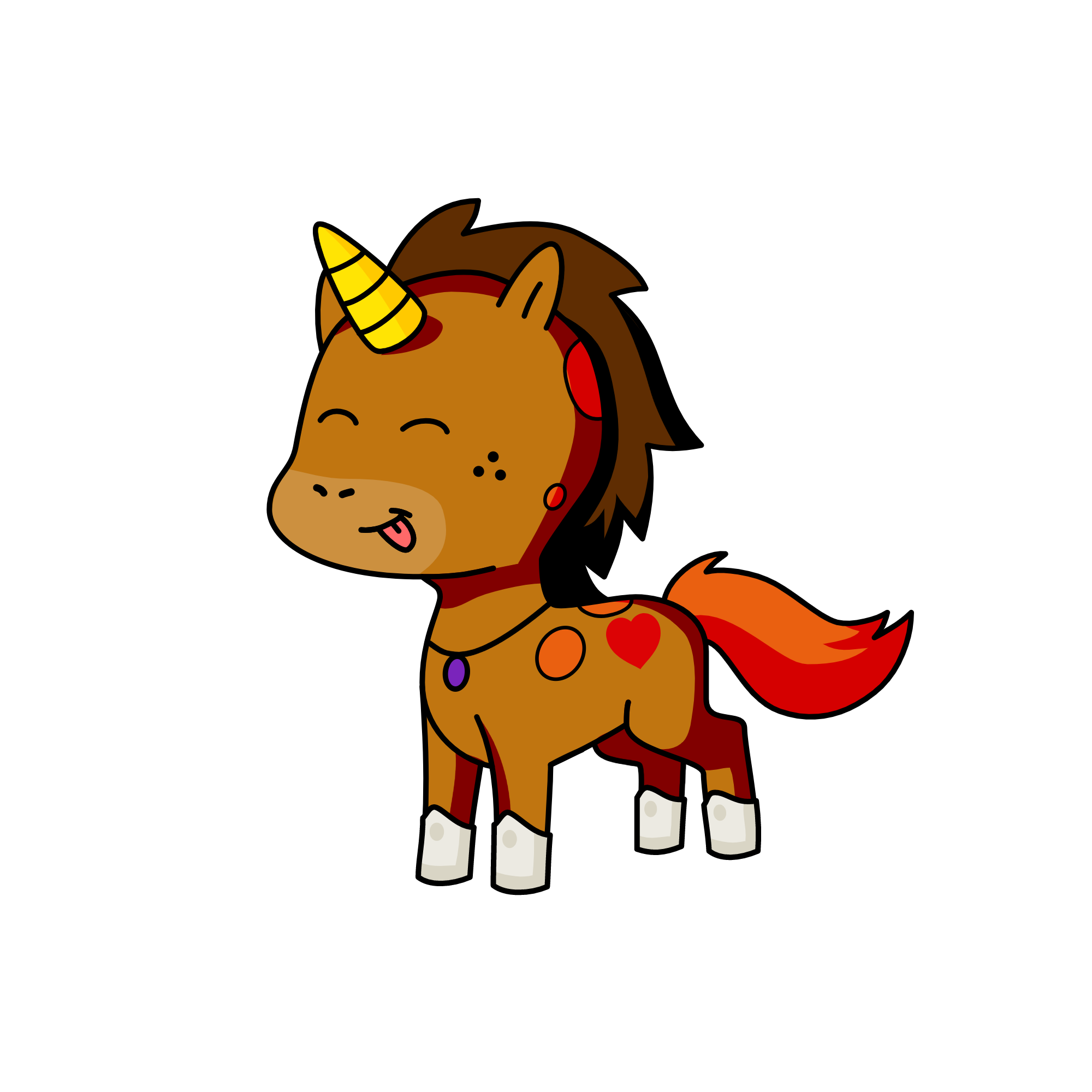 brownie, the unicorn