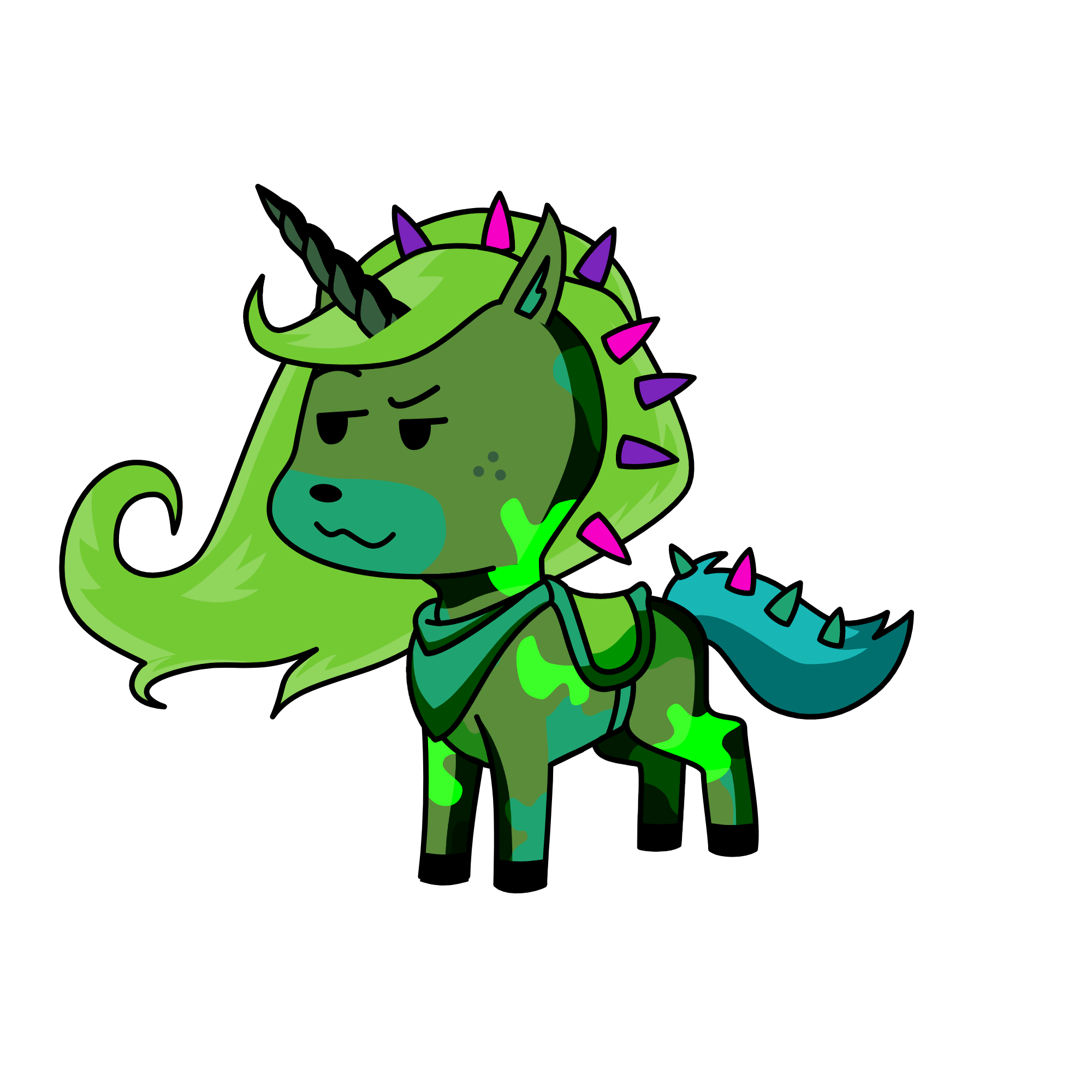 Hunter, the unicorn