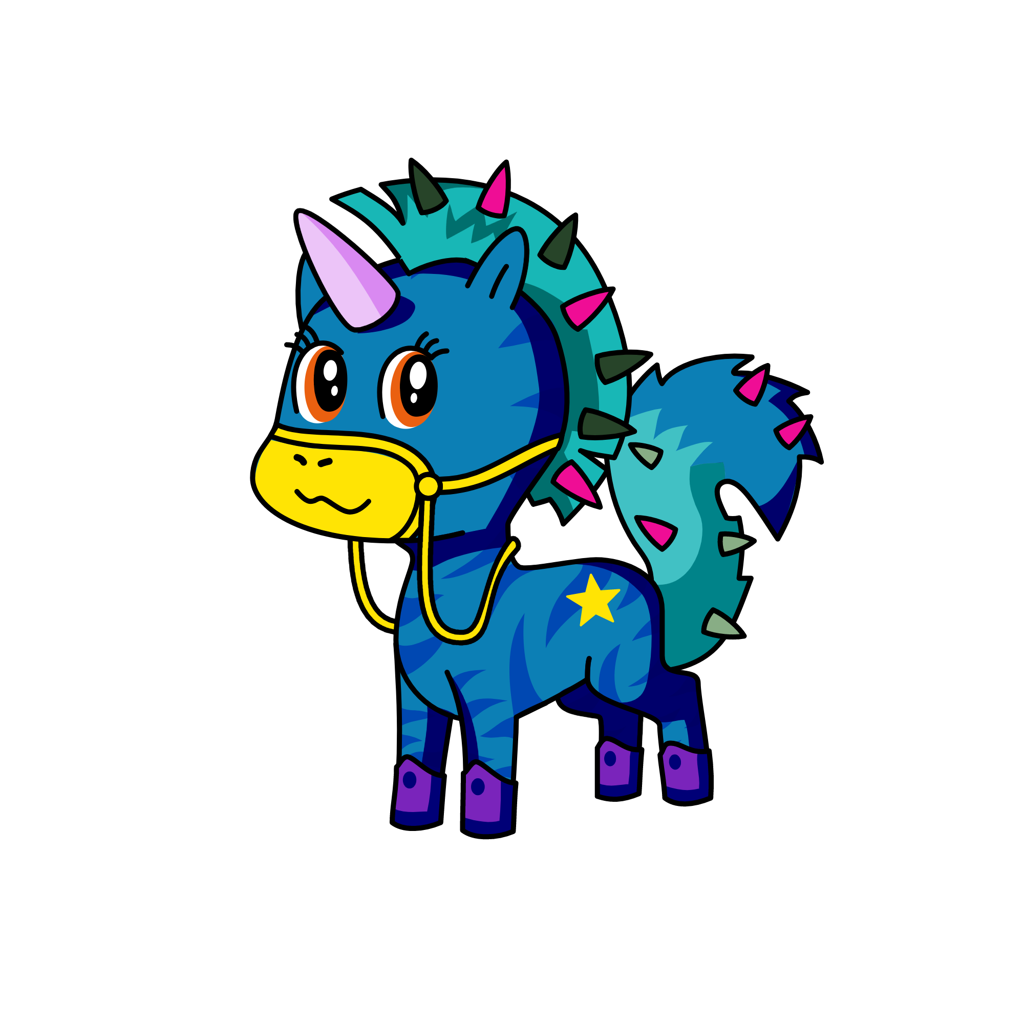 Winter, the unicorn