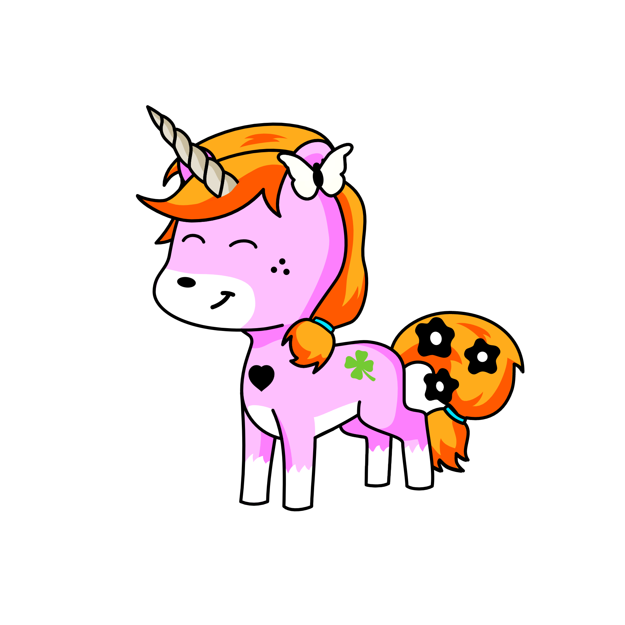 Lucky, the unicorn