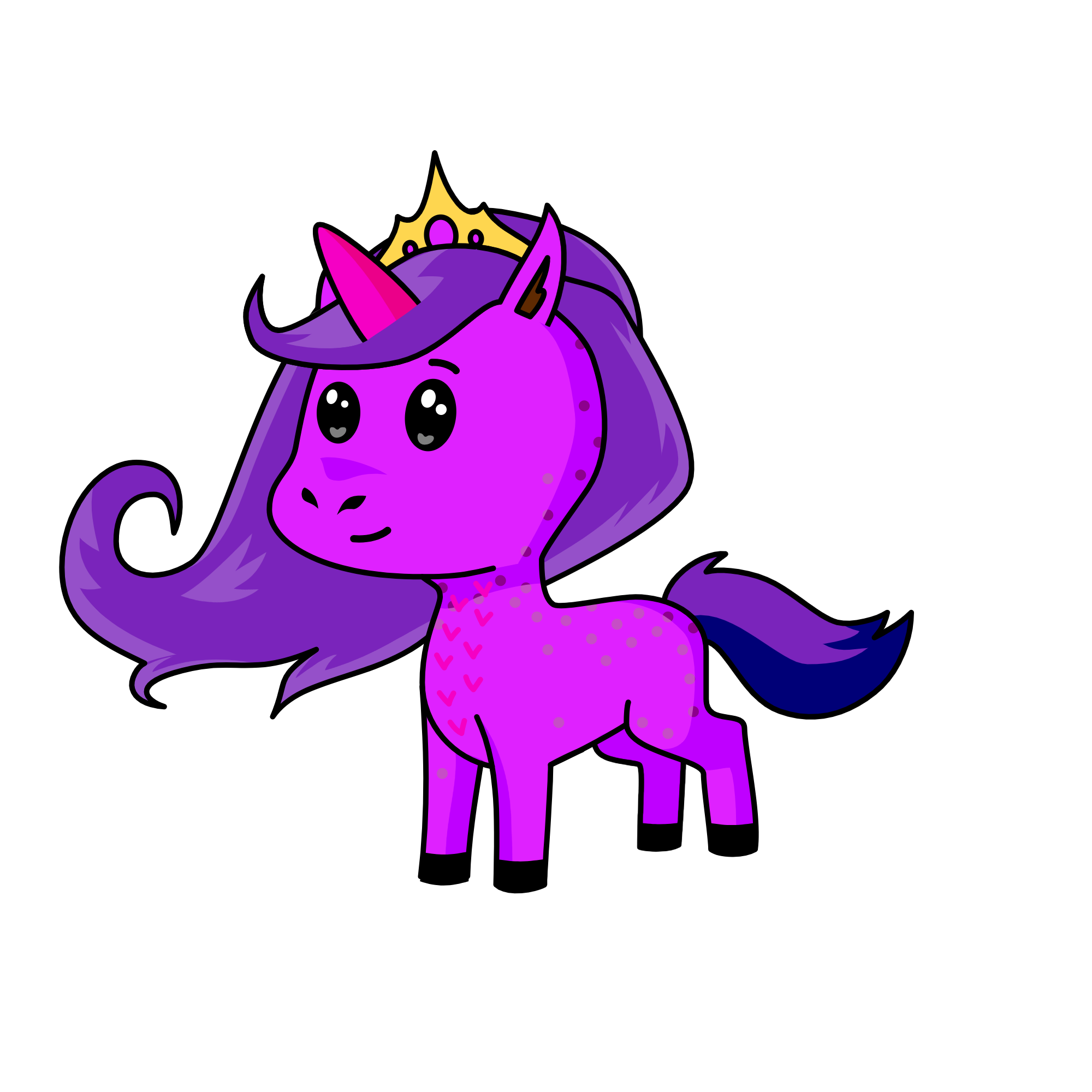 Mal from Desendents, the unicorn
