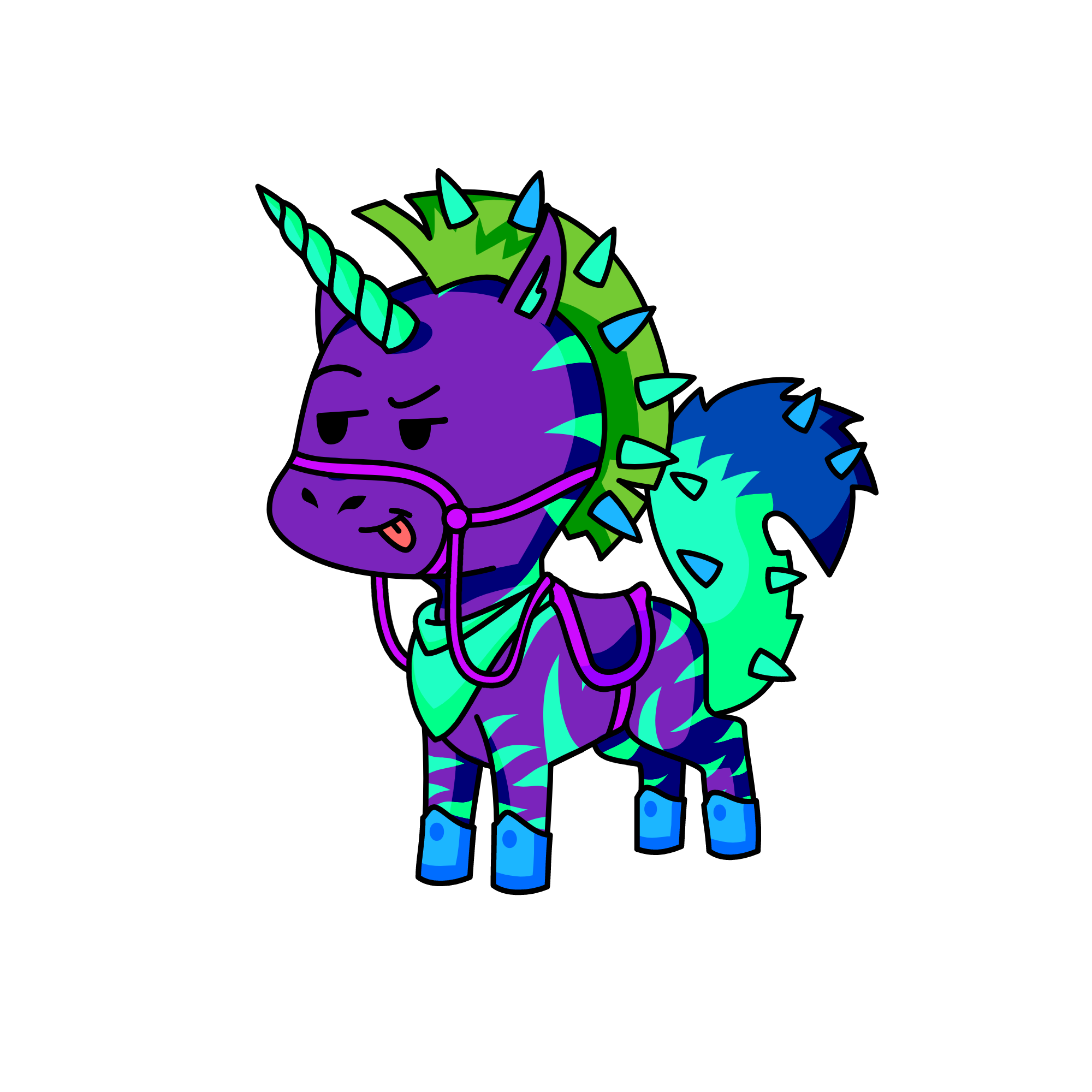 Daddy corn, the unicorn