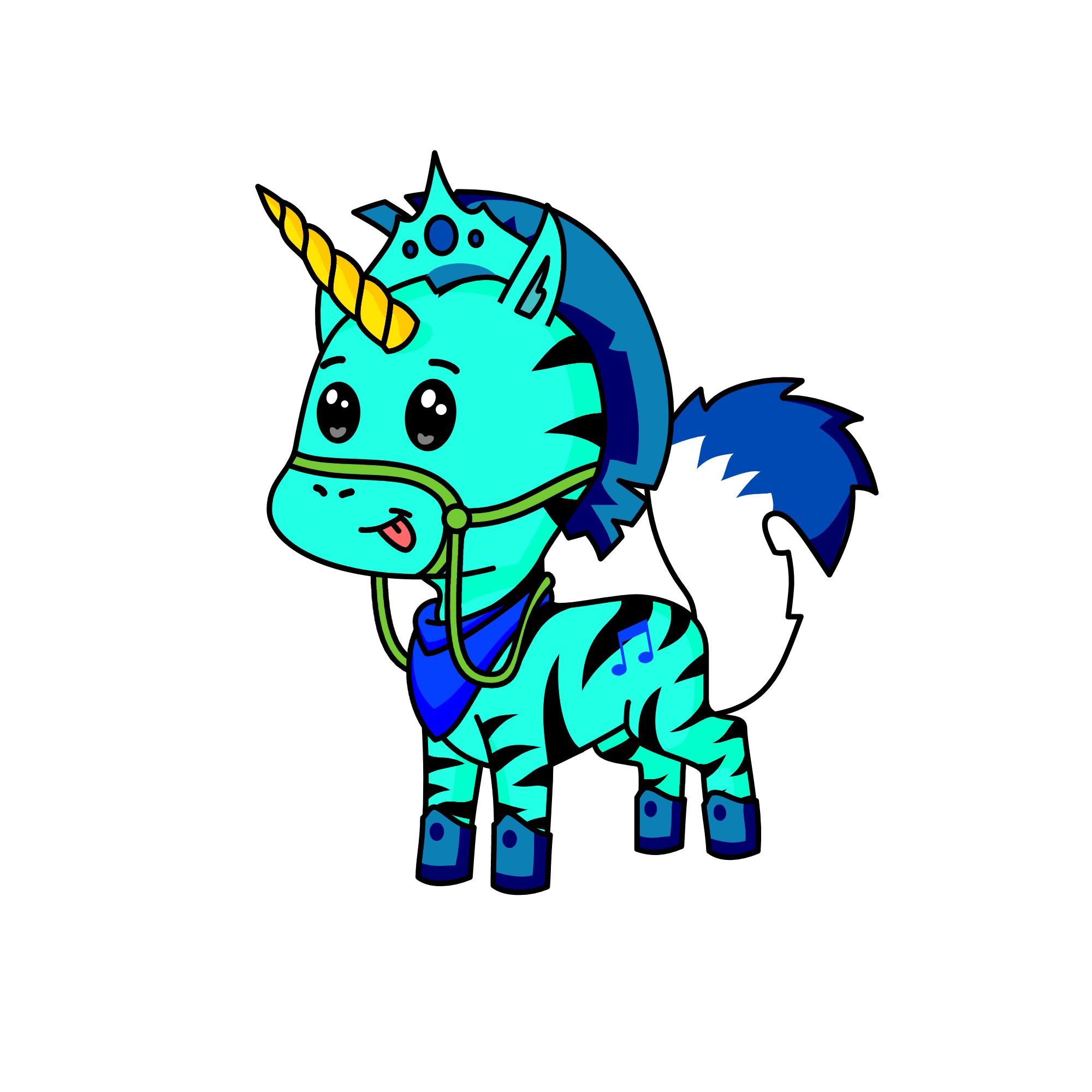 Mia Moo, the unicorn