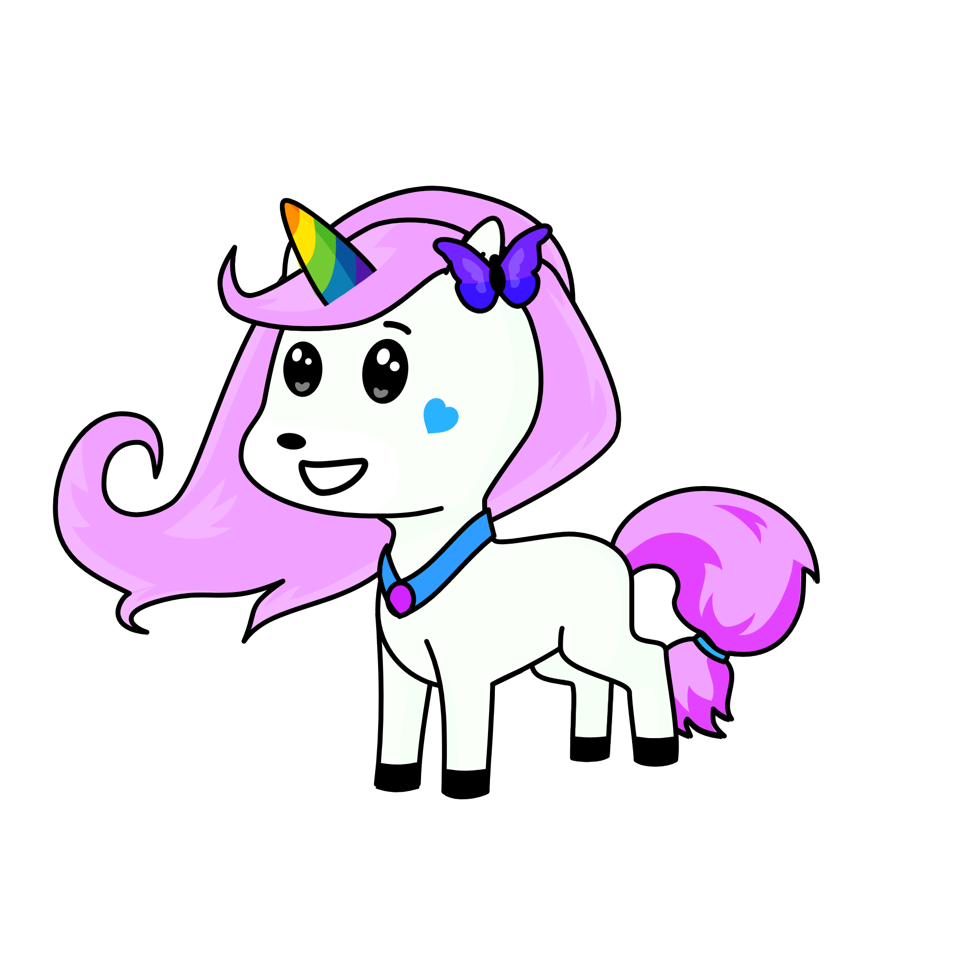 Crystal, the unicorn