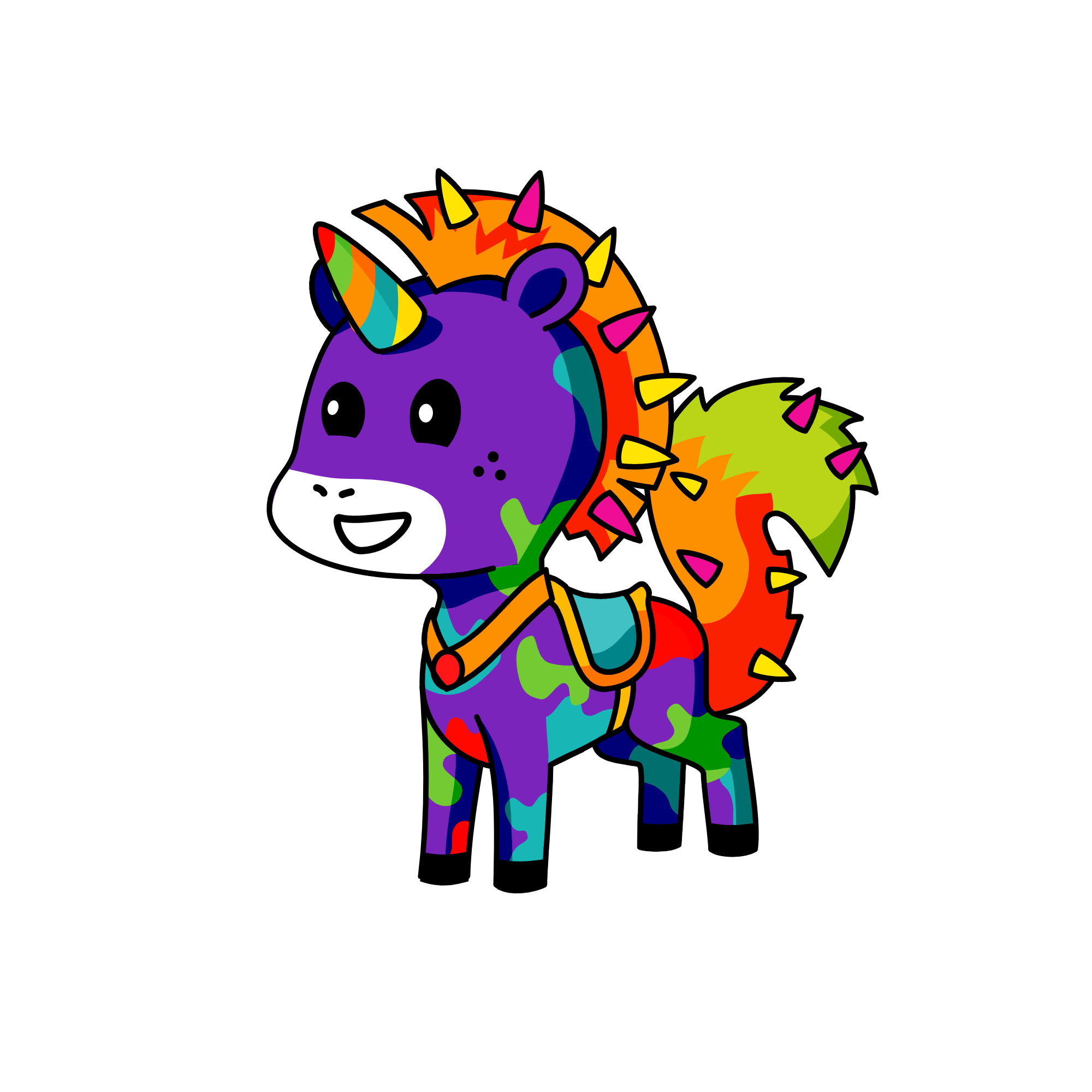 rainbow, the unicorn