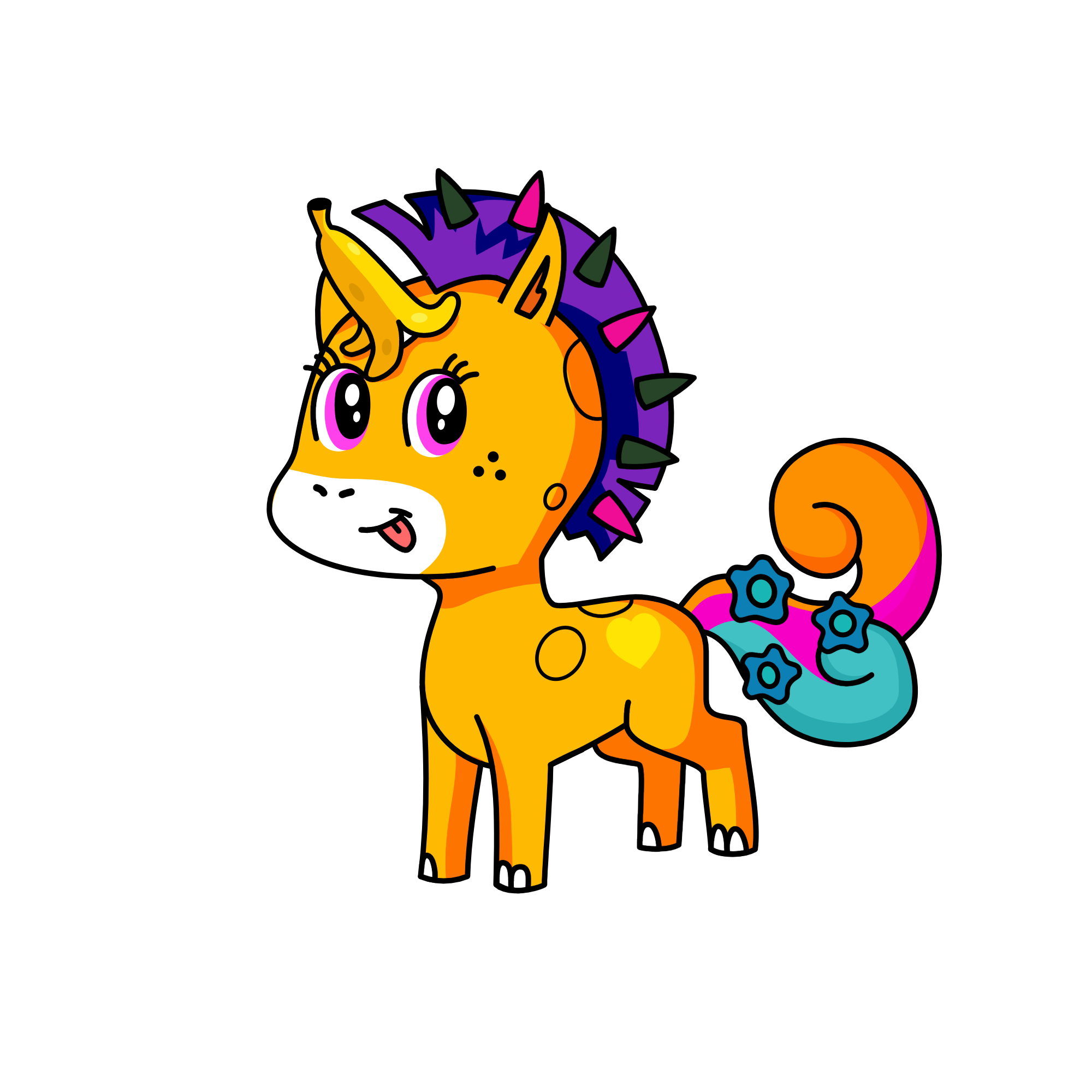 PUK, the unicorn
